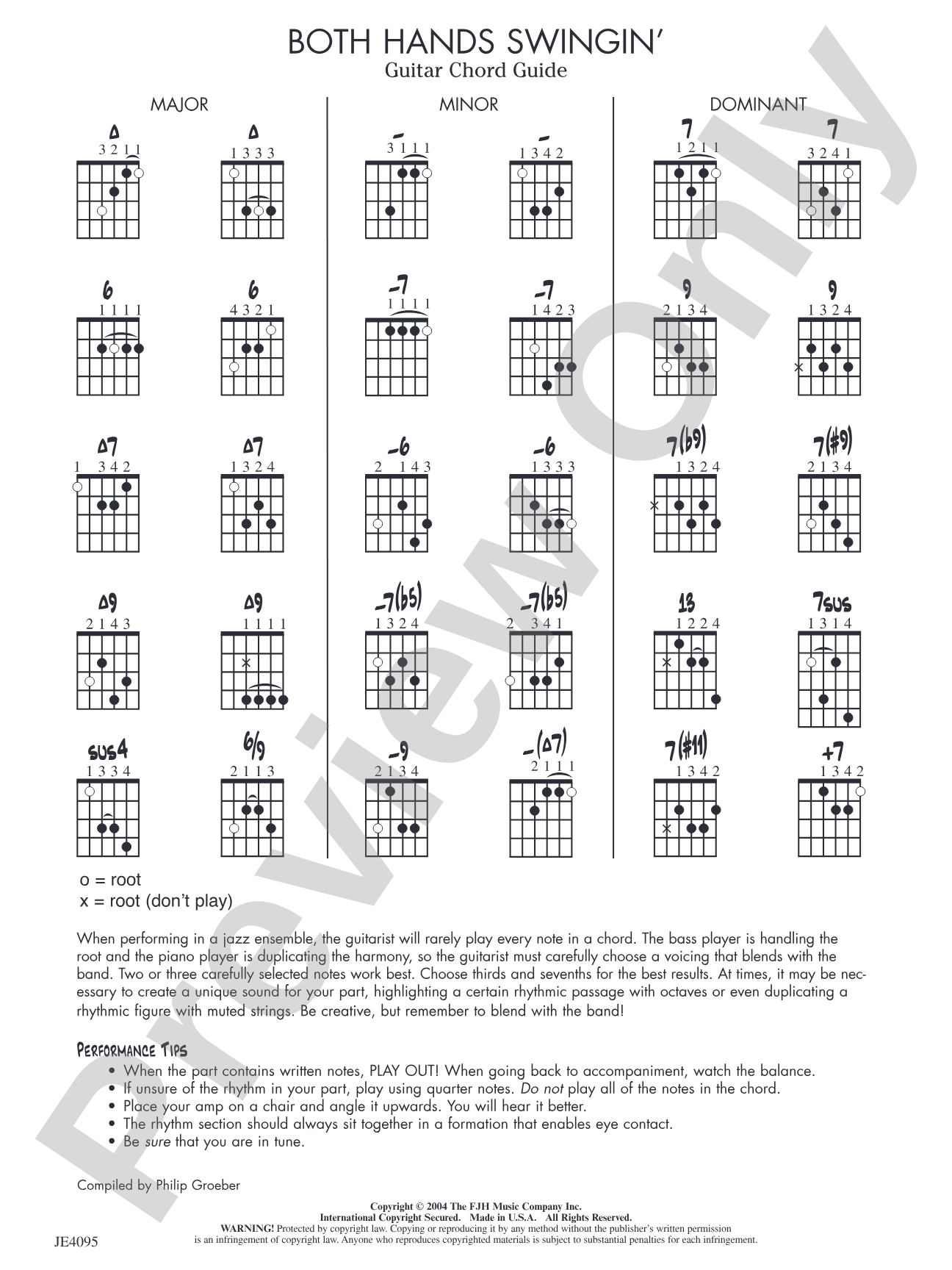 Both Hands Swingin': Guitar Chord Guide