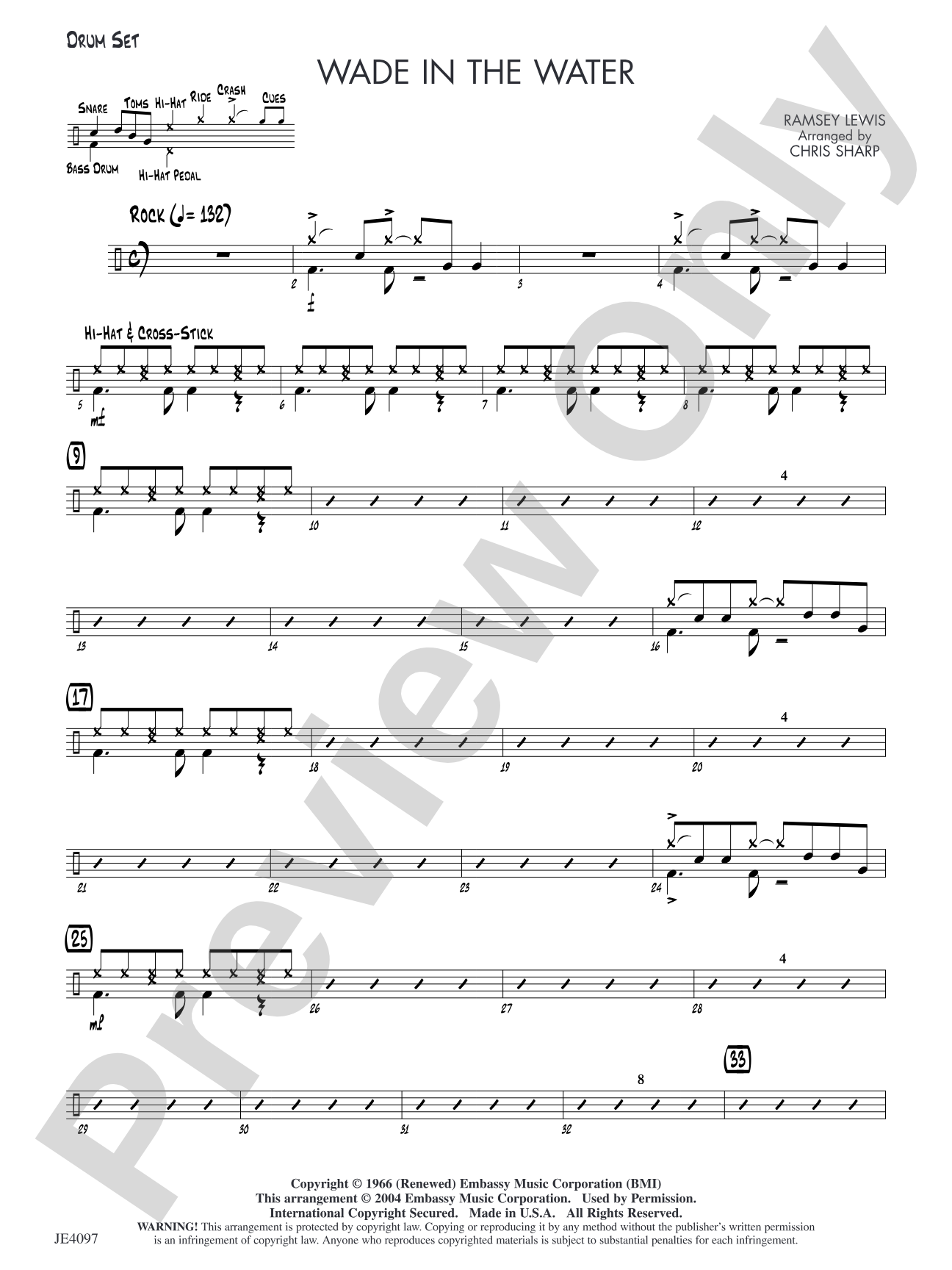 Wade in the Water: Drum Set