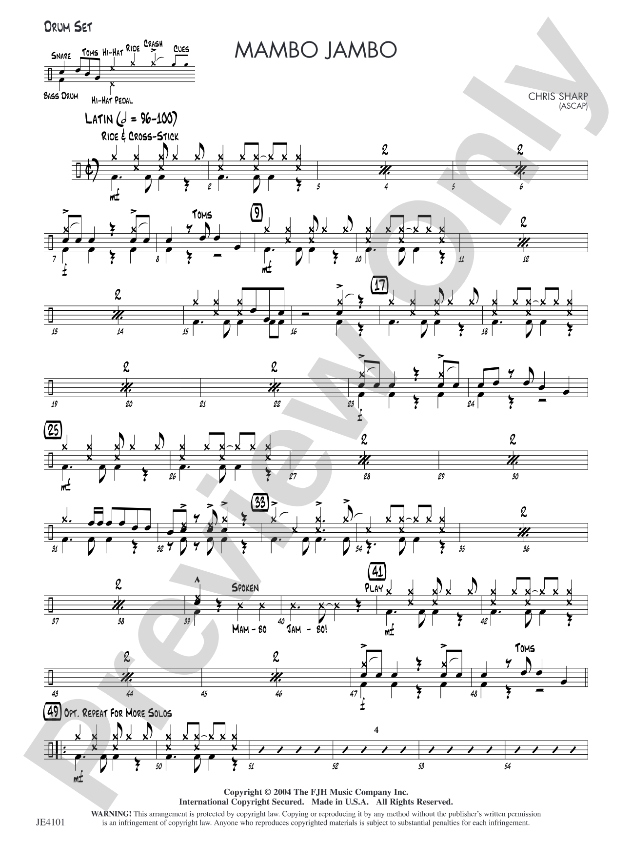 Mambo Jambo: Drum Set