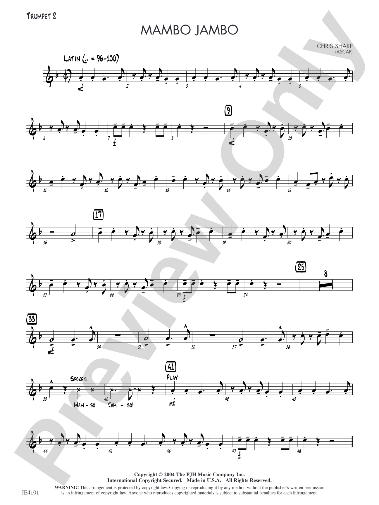 Mambo Jambo: Trumpet 2
