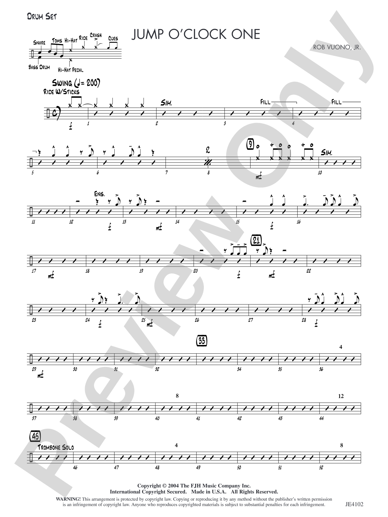 Jump O'Clock One: Drum Set