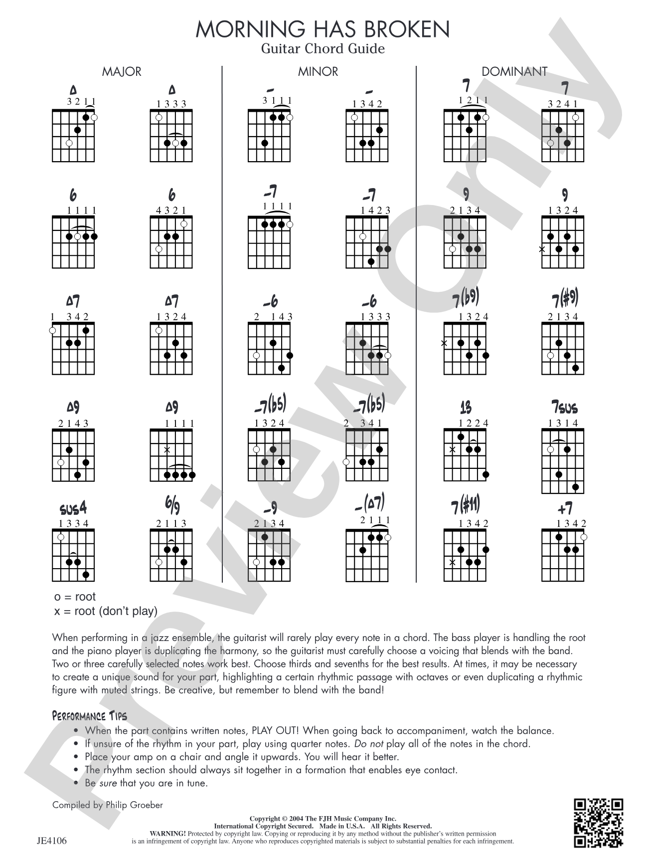 Morning Has Broken: Guitar Chord Guide