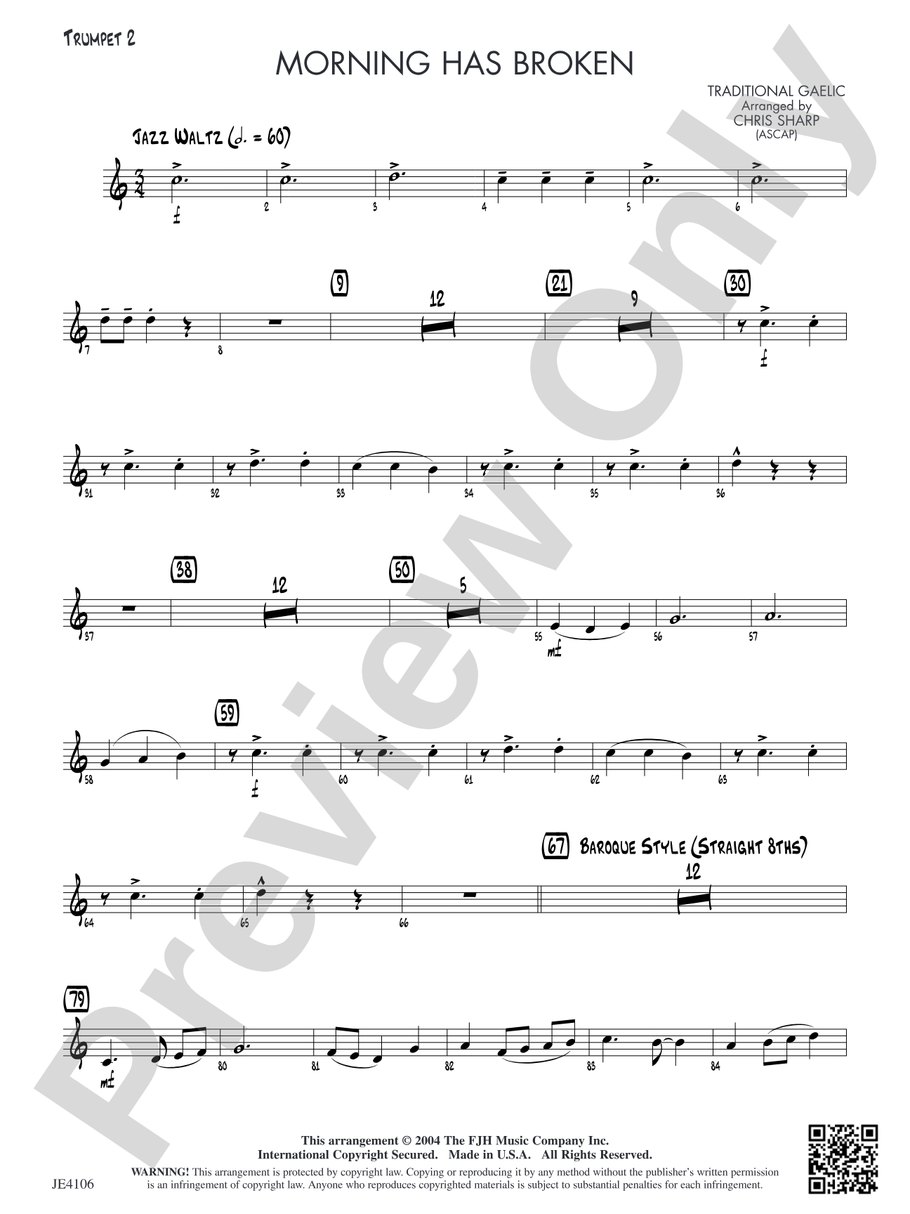 Morning Has Broken: Trumpet 2
