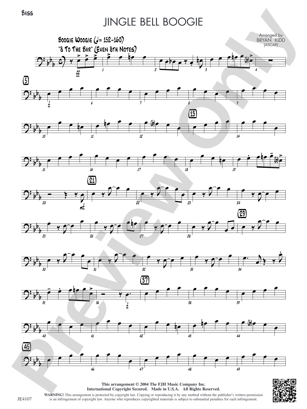 Jingle Bell Boogie: Bass