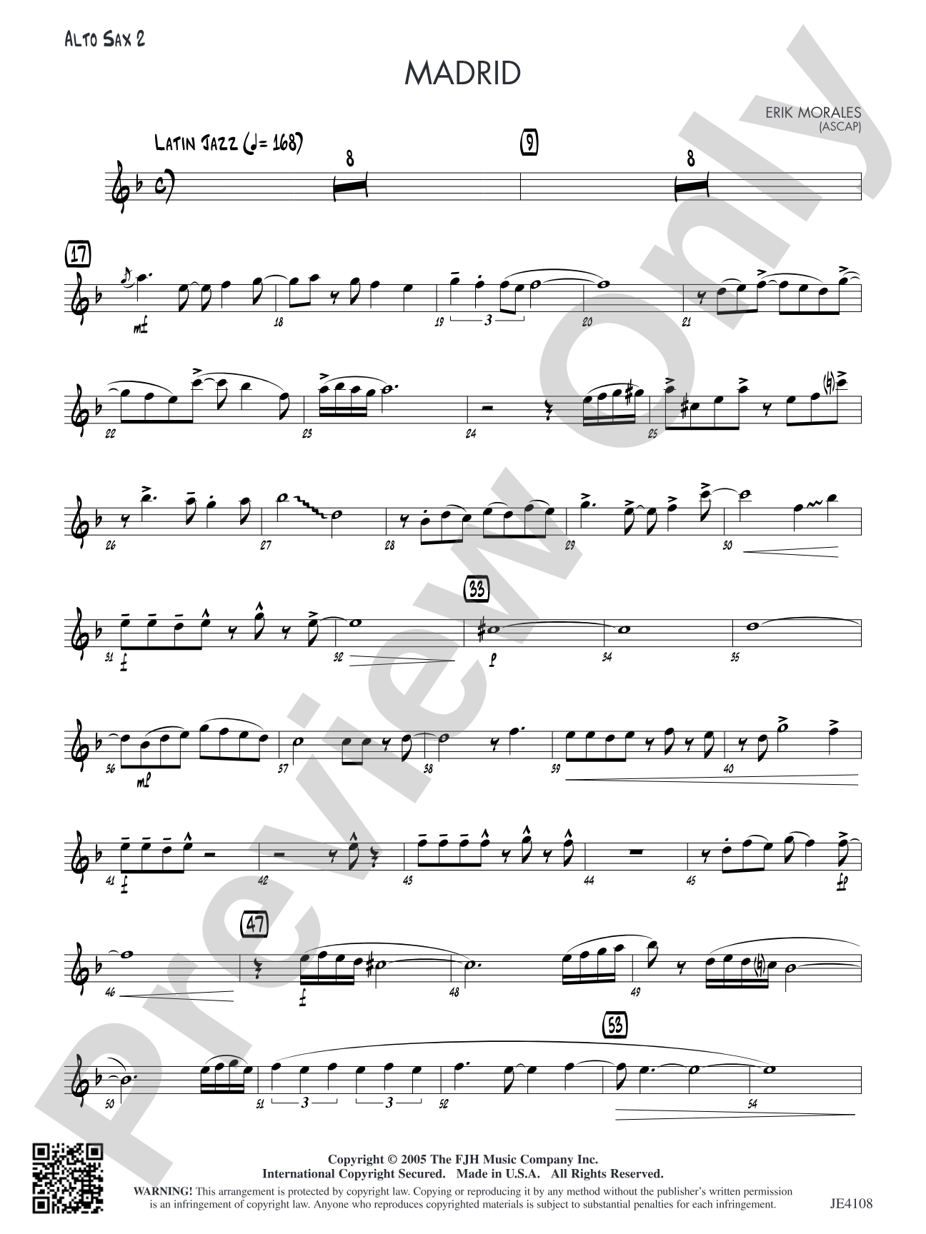 Madrid: Alto Sax 2