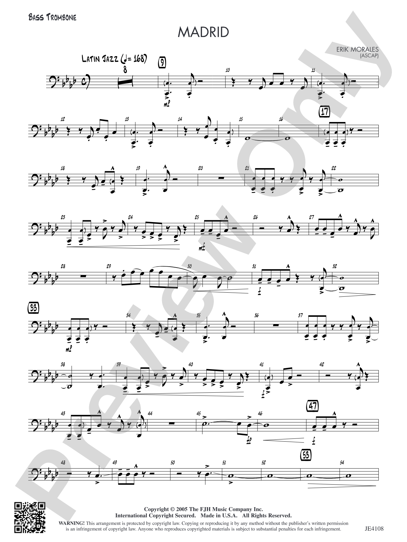 Madrid: Bass Trombone