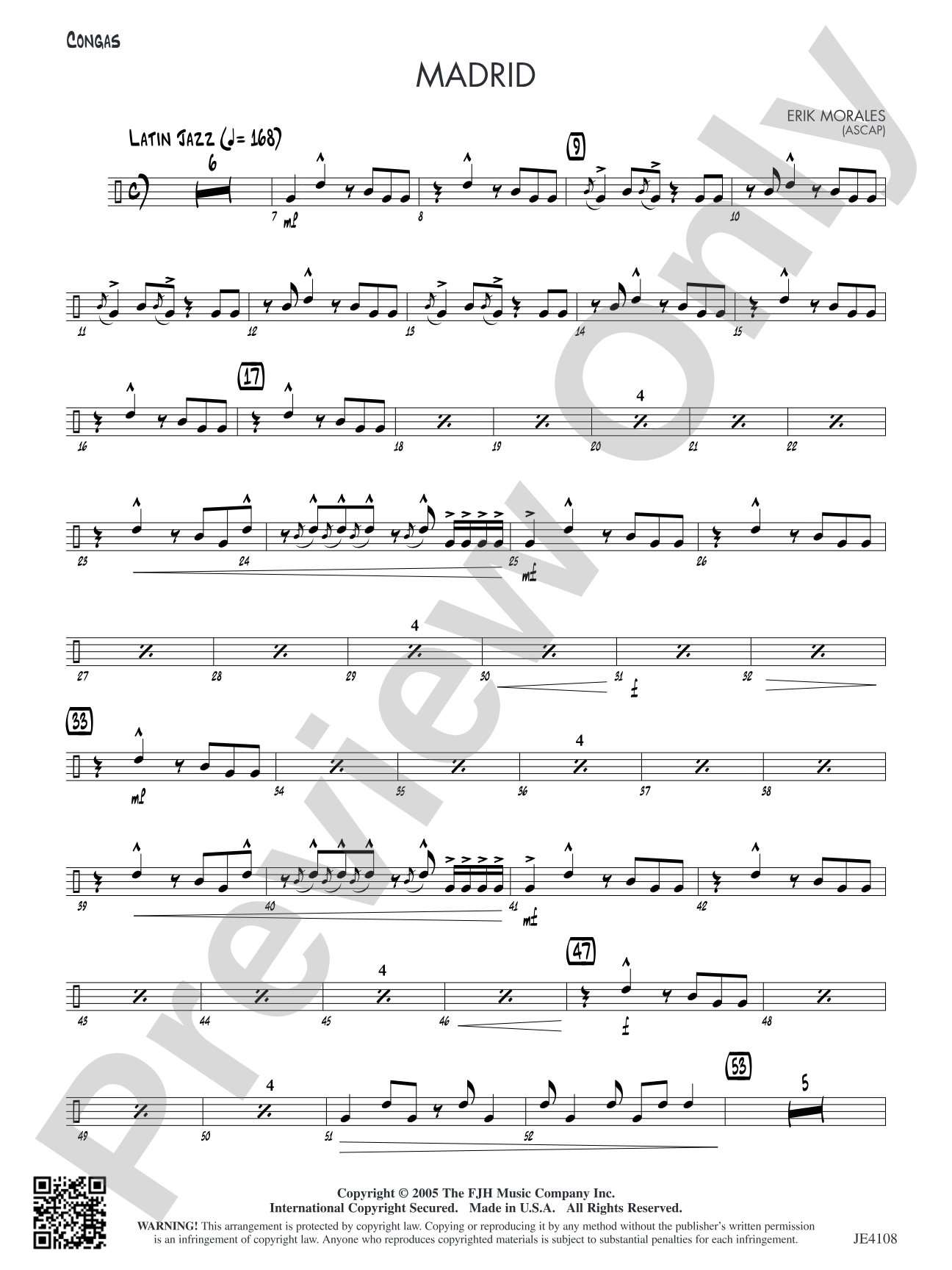 Madrid: Opt. Congas