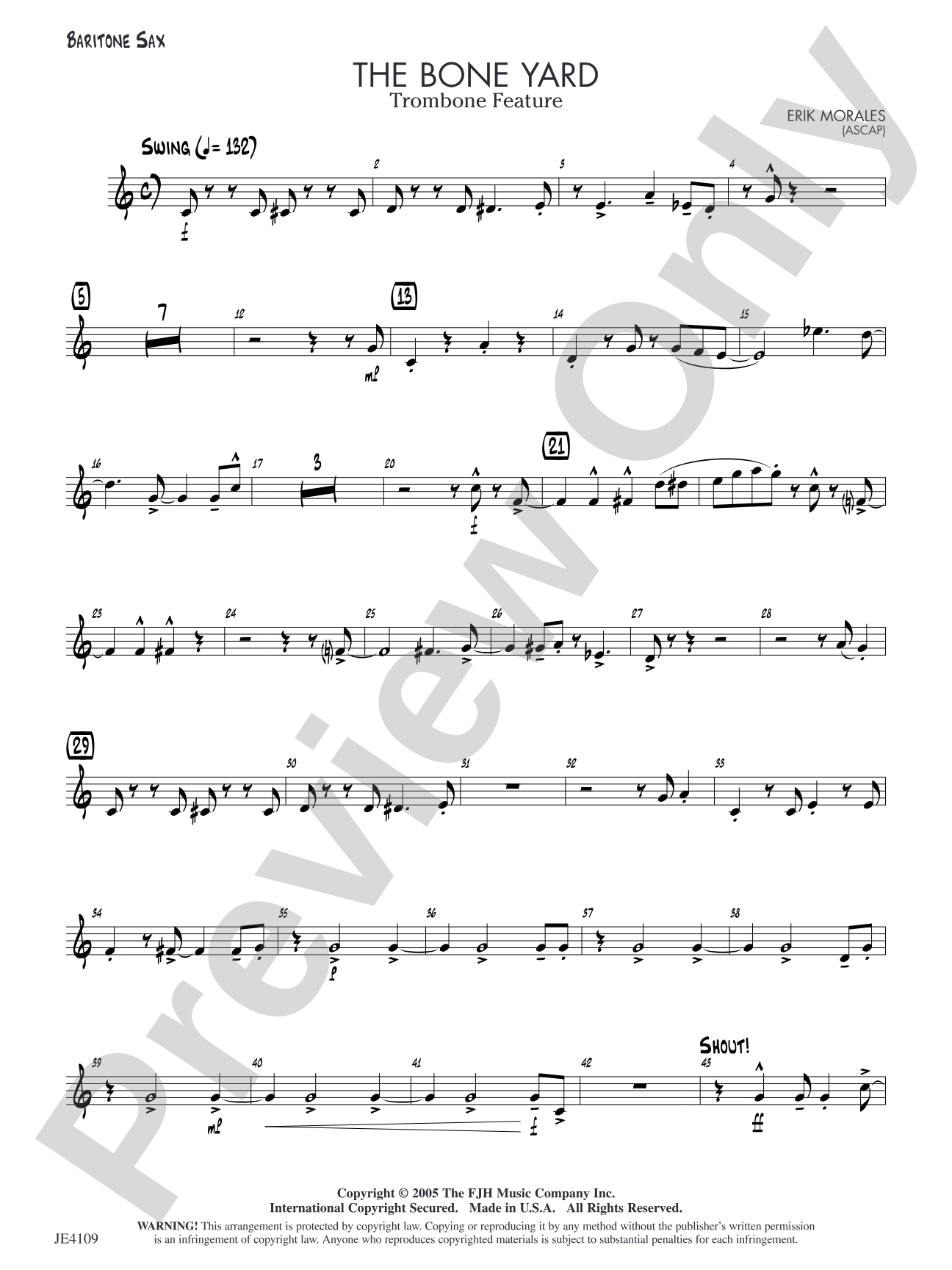 The Bone Yard: Baritone Sax