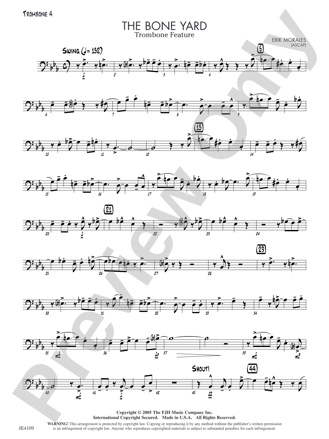 The Bone Yard: Trombone 4