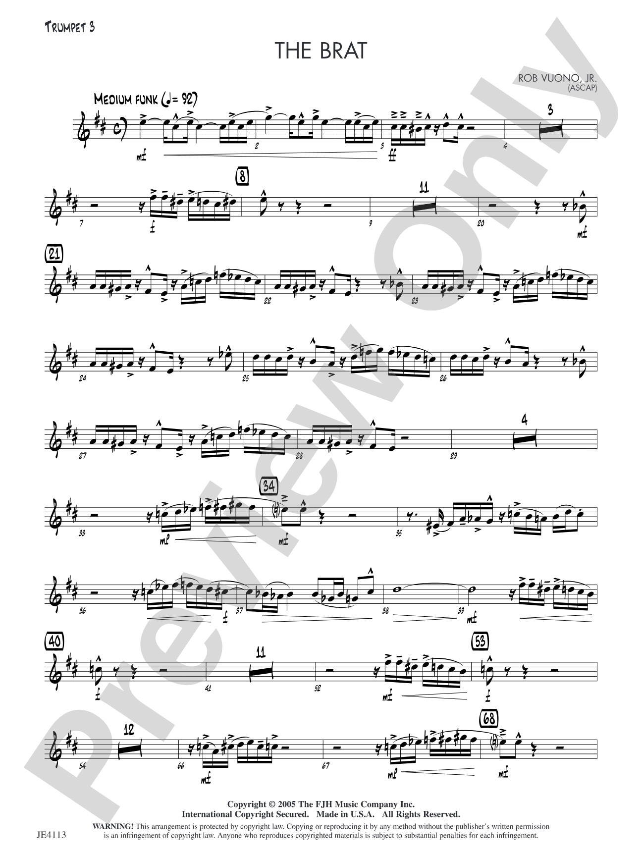 The Brat: Trumpet 3