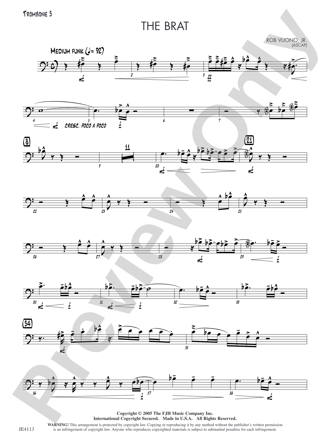 The Brat: Trombone 3