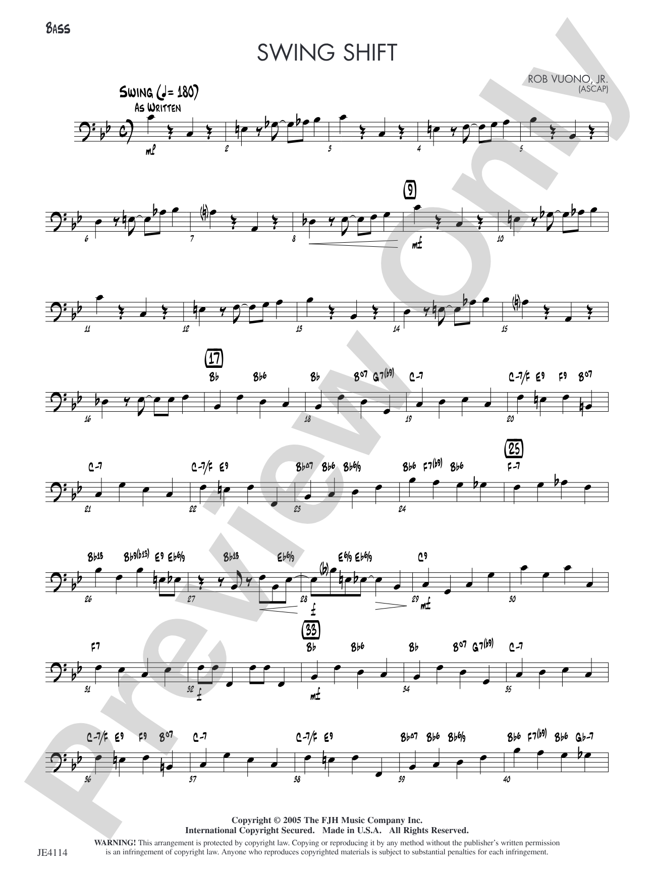 Swing Shift: Bass