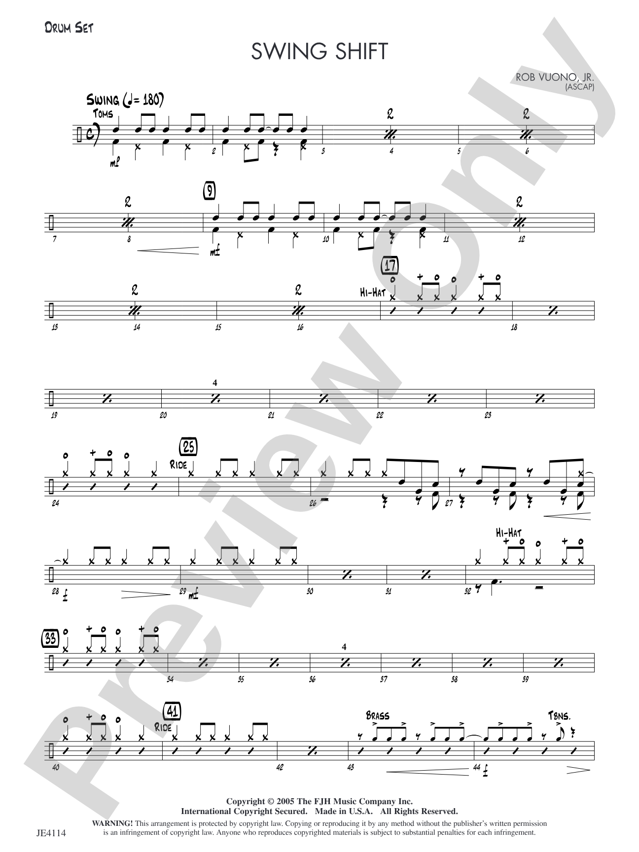 Swing Shift: Drum Set