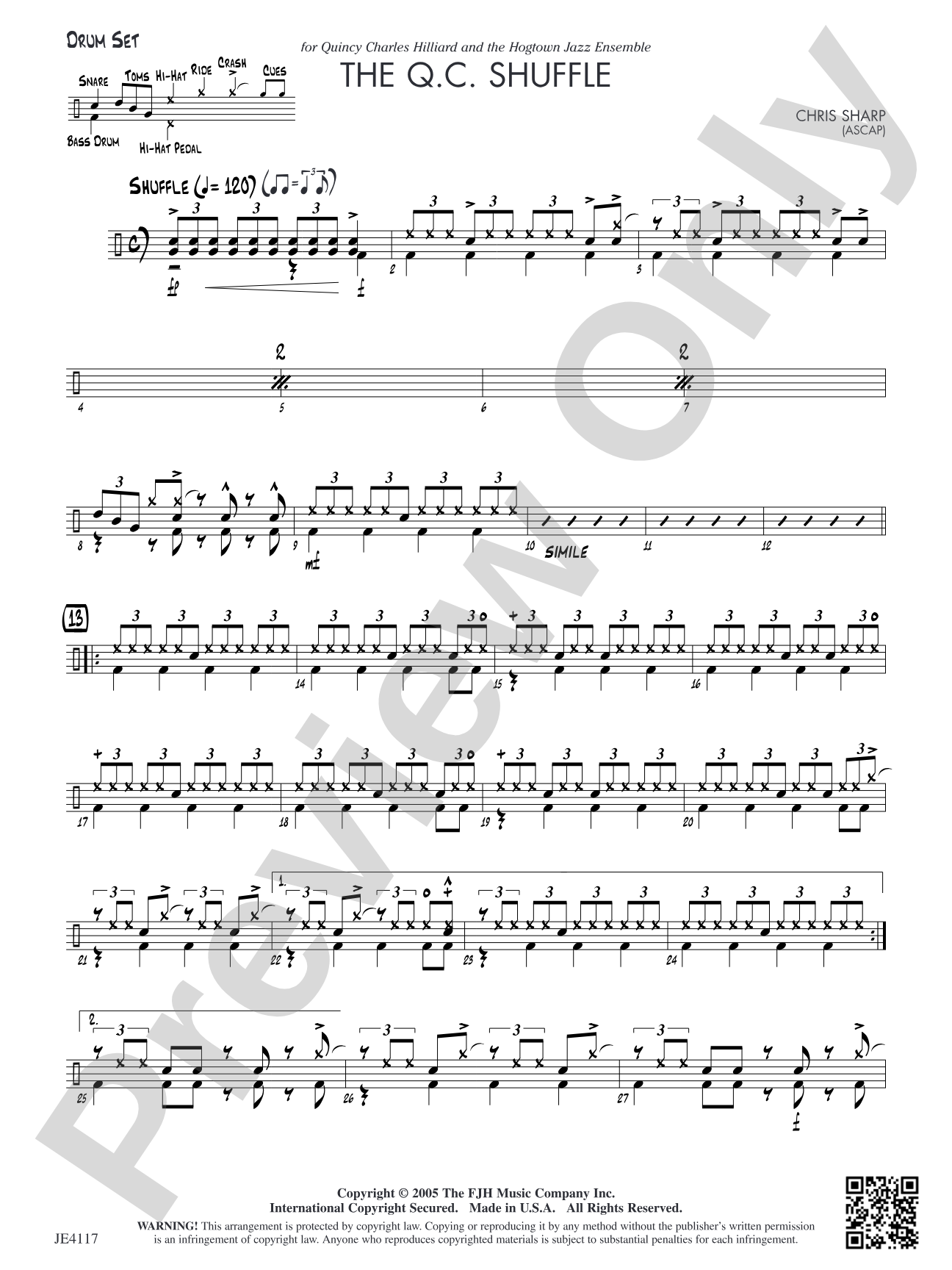 The Q.C. Shuffle: Drum Set