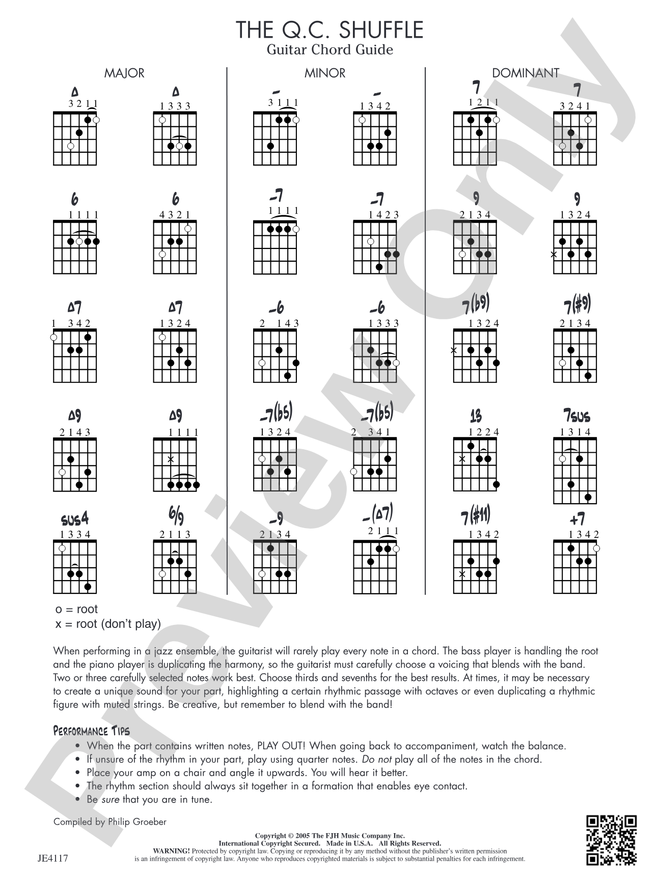 The Q.C. Shuffle: Guitar Chord Guide