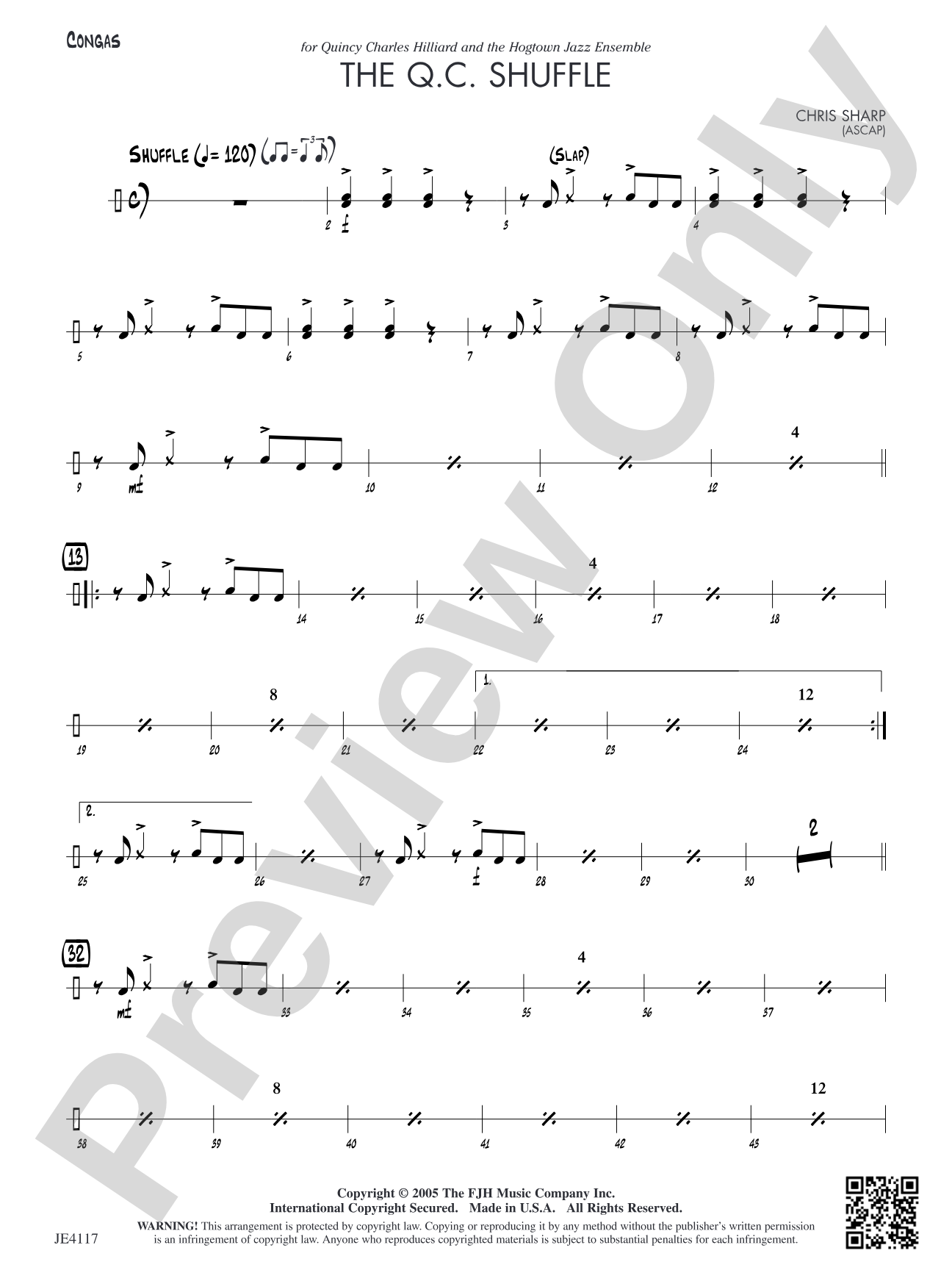 The Q.C. Shuffle: Opt. Congas