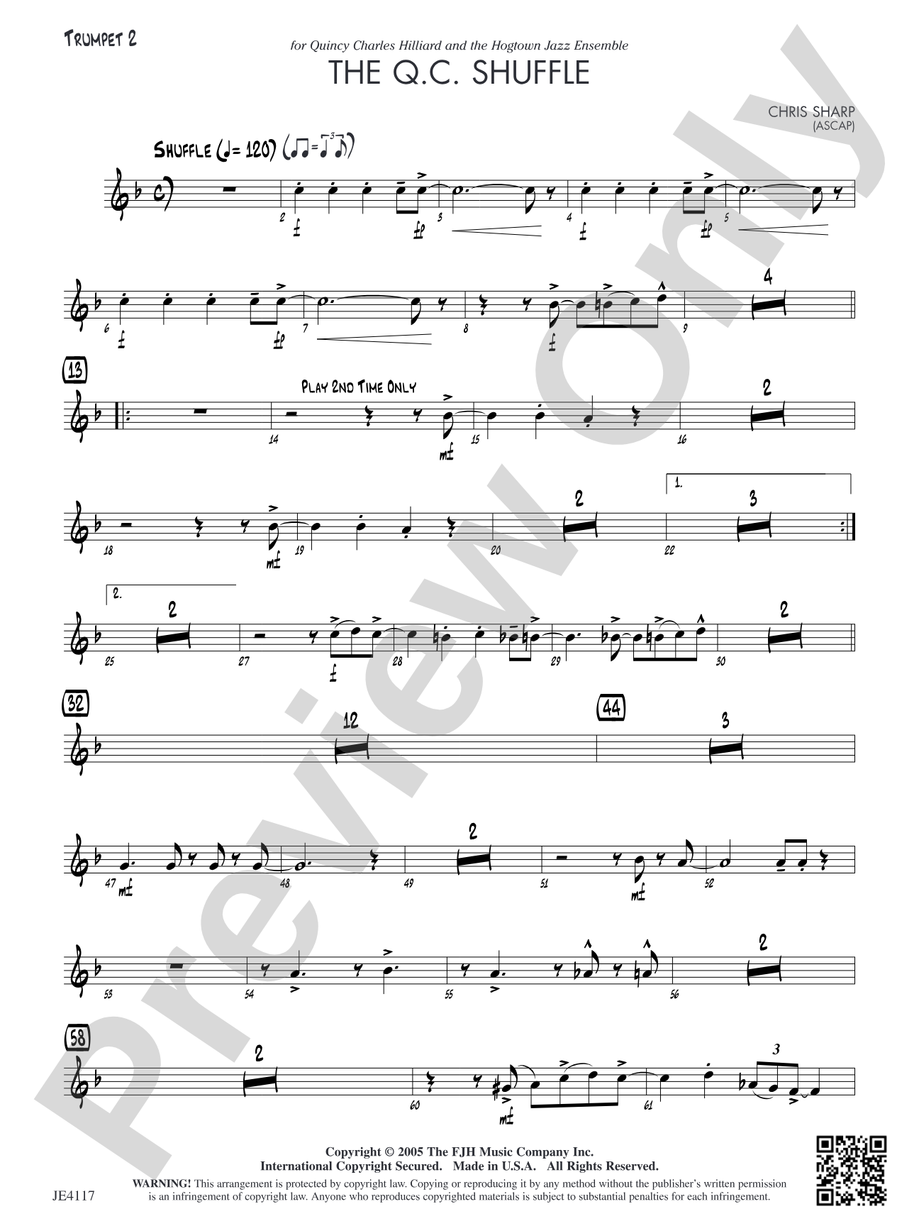 The Q.C. Shuffle: Trumpet 2