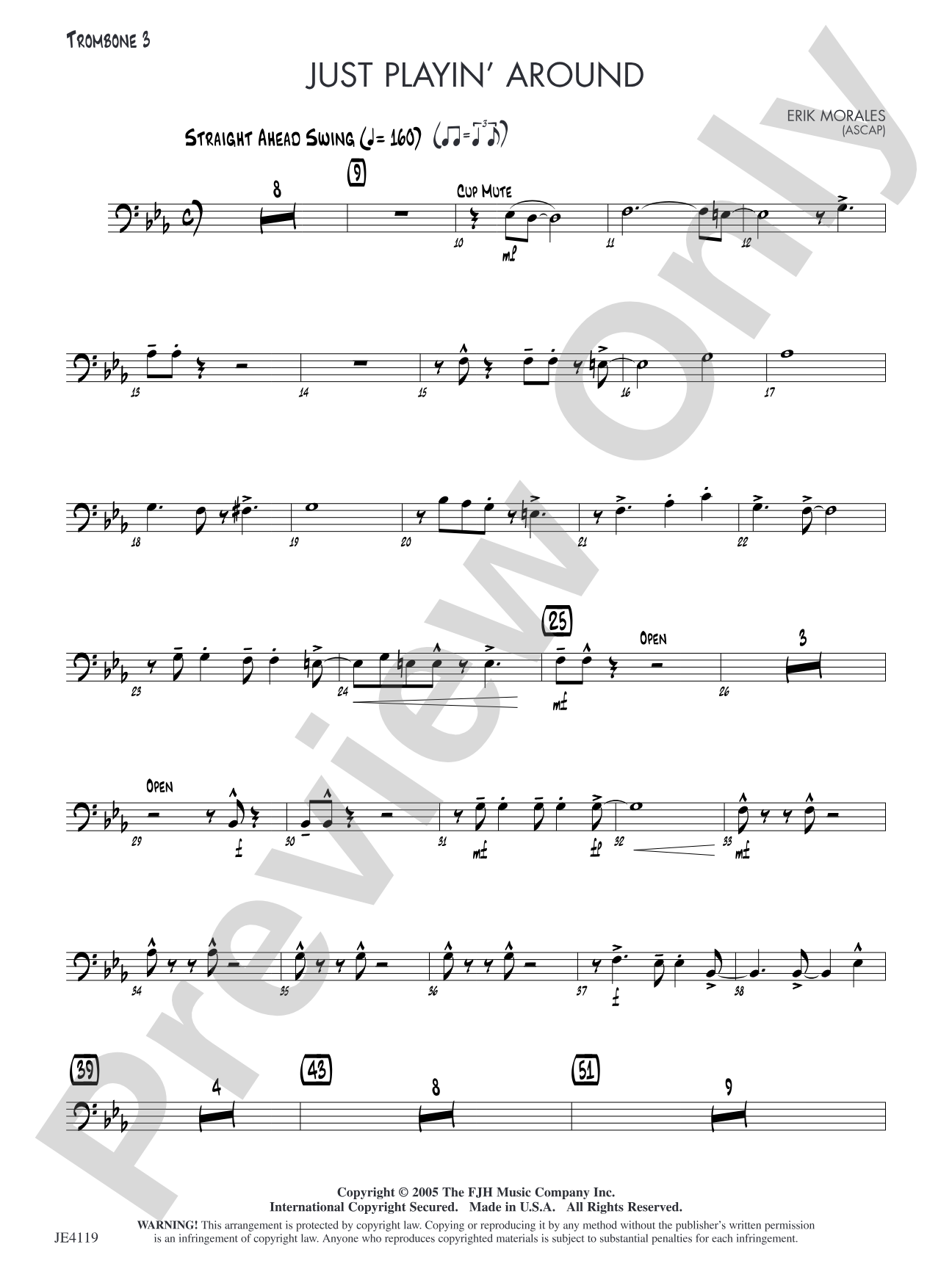 Just Playin' Around: Opt. Trombone 3