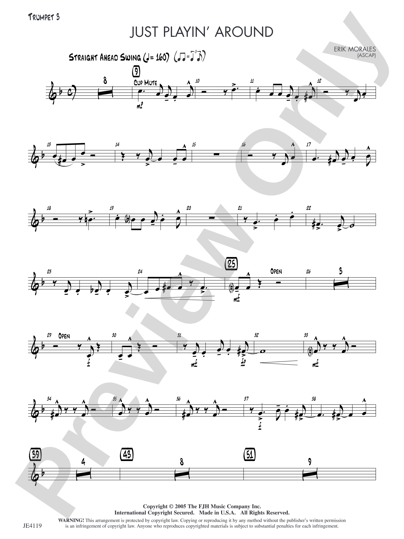 Just Playin' Around: Trumpet 3