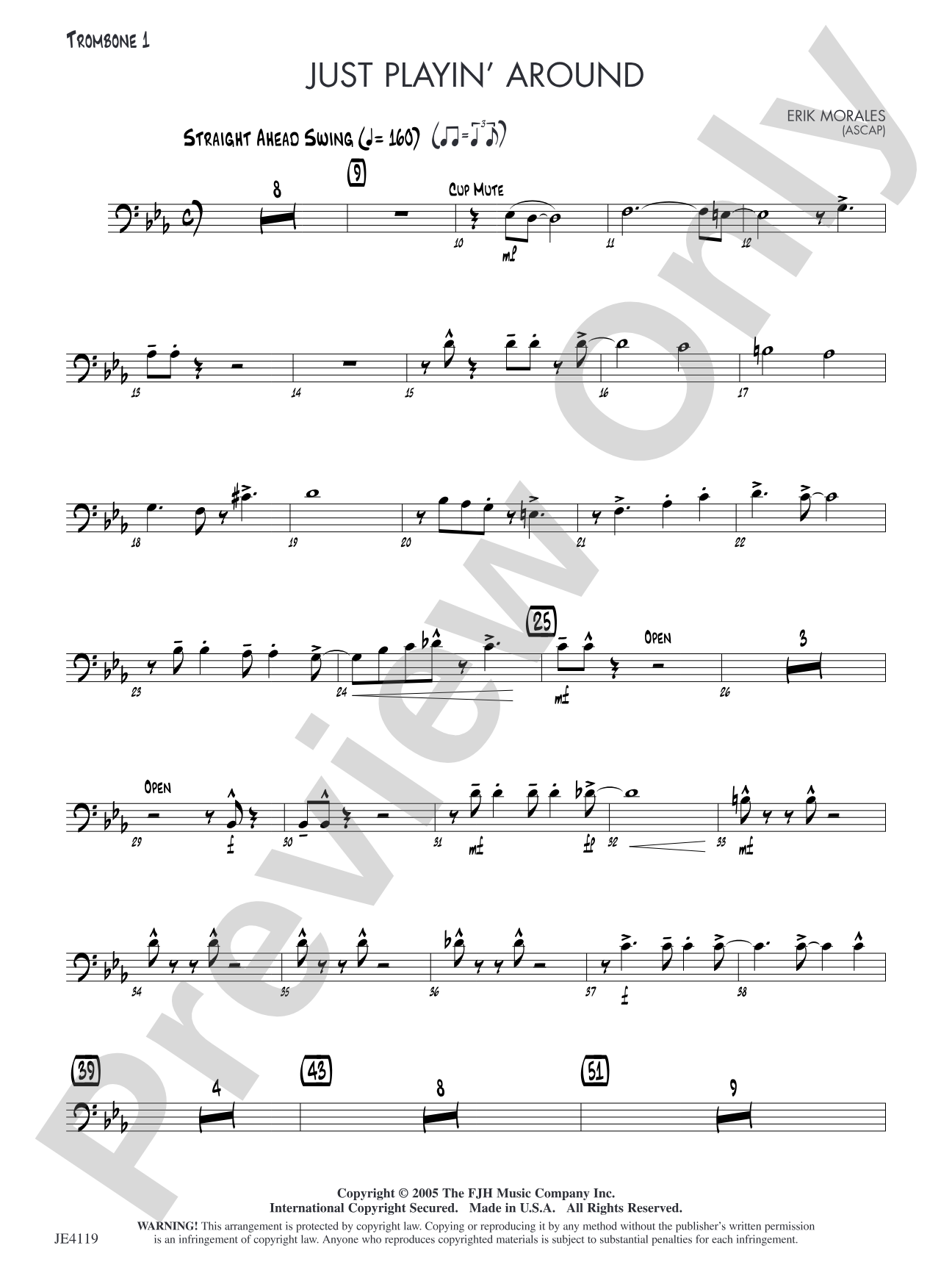 Just Playin' Around: Trombone 1