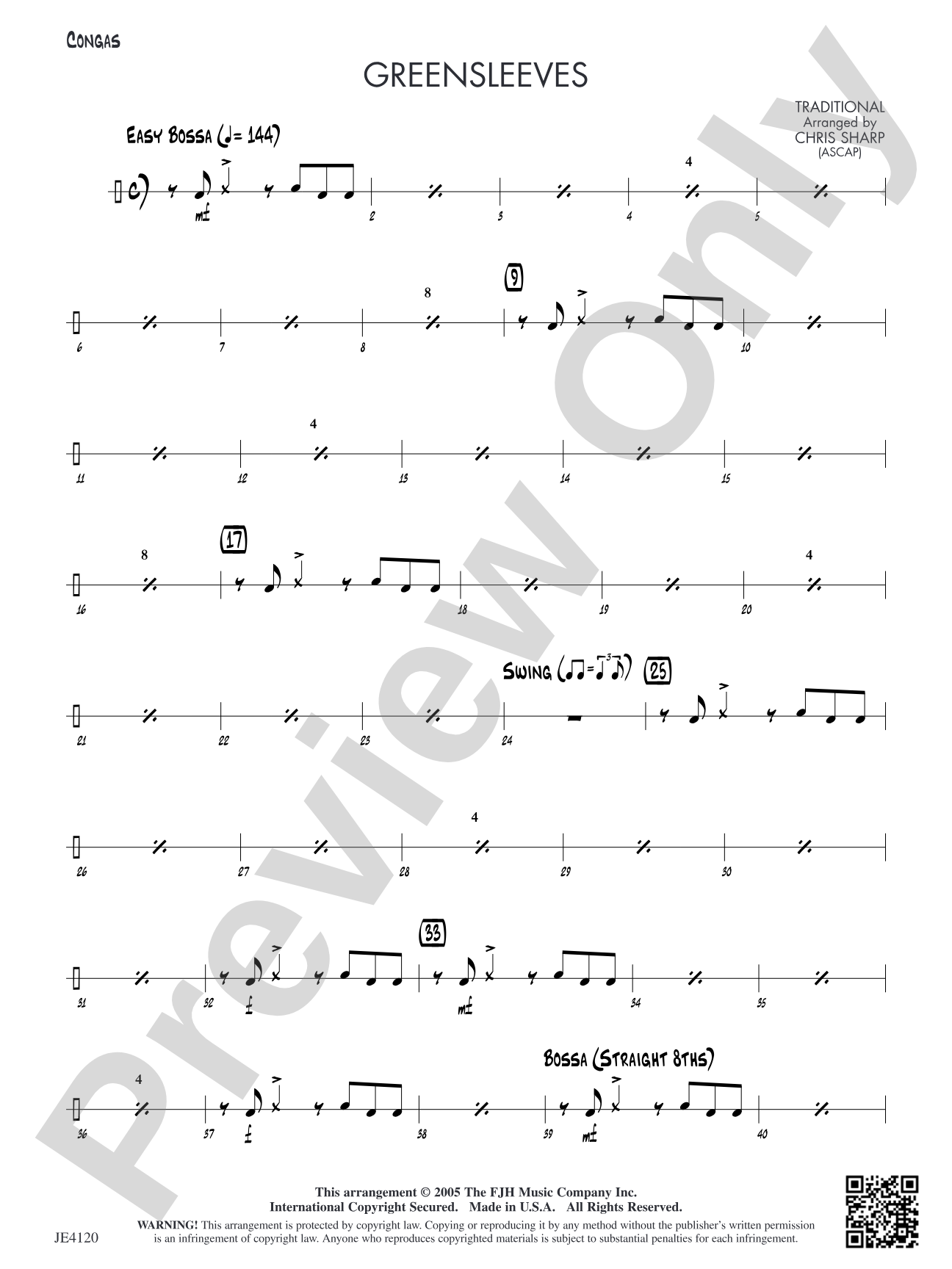 Greensleeves: Congas