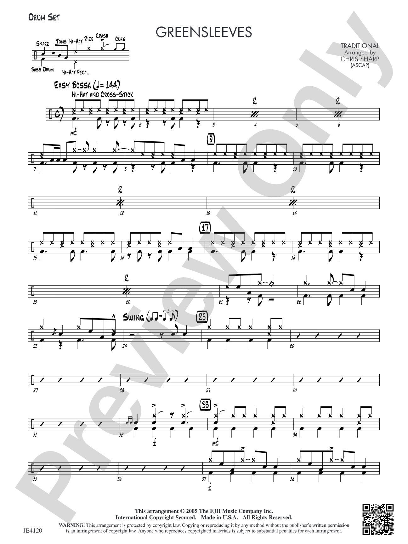 Greensleeves: Drum Set