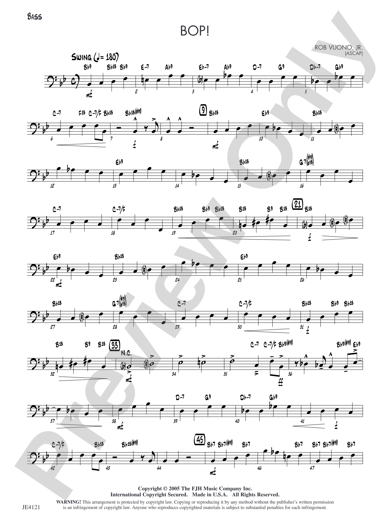 Bop!: Bass