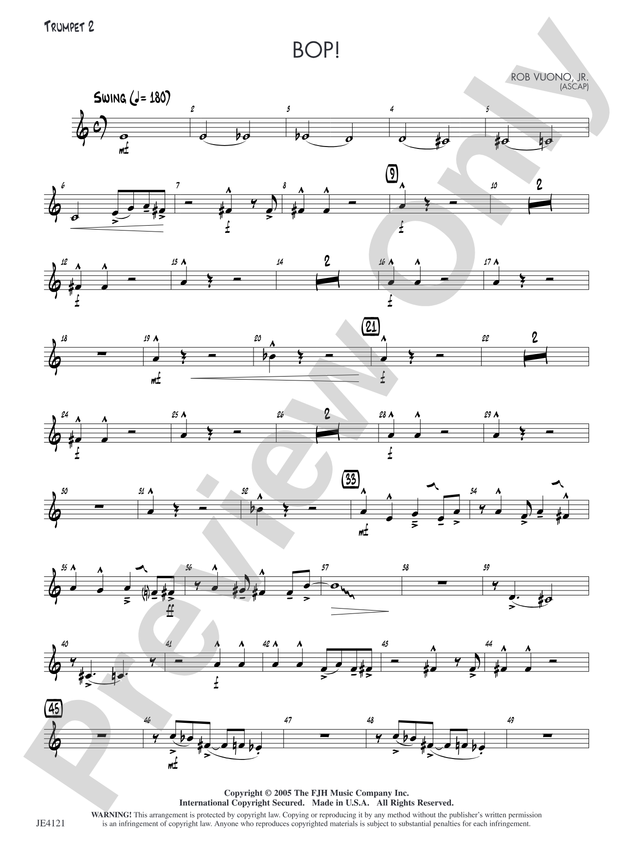 Bop!: Trumpet 2