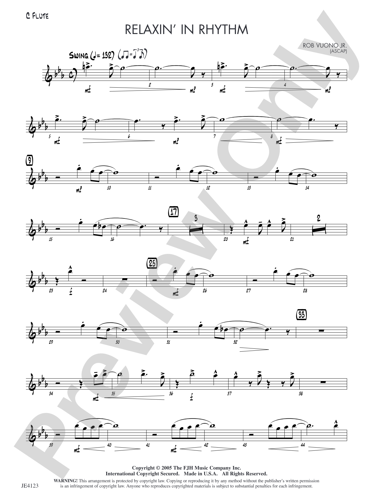 Relaxin' in Rhythm: Alternate C Flute
