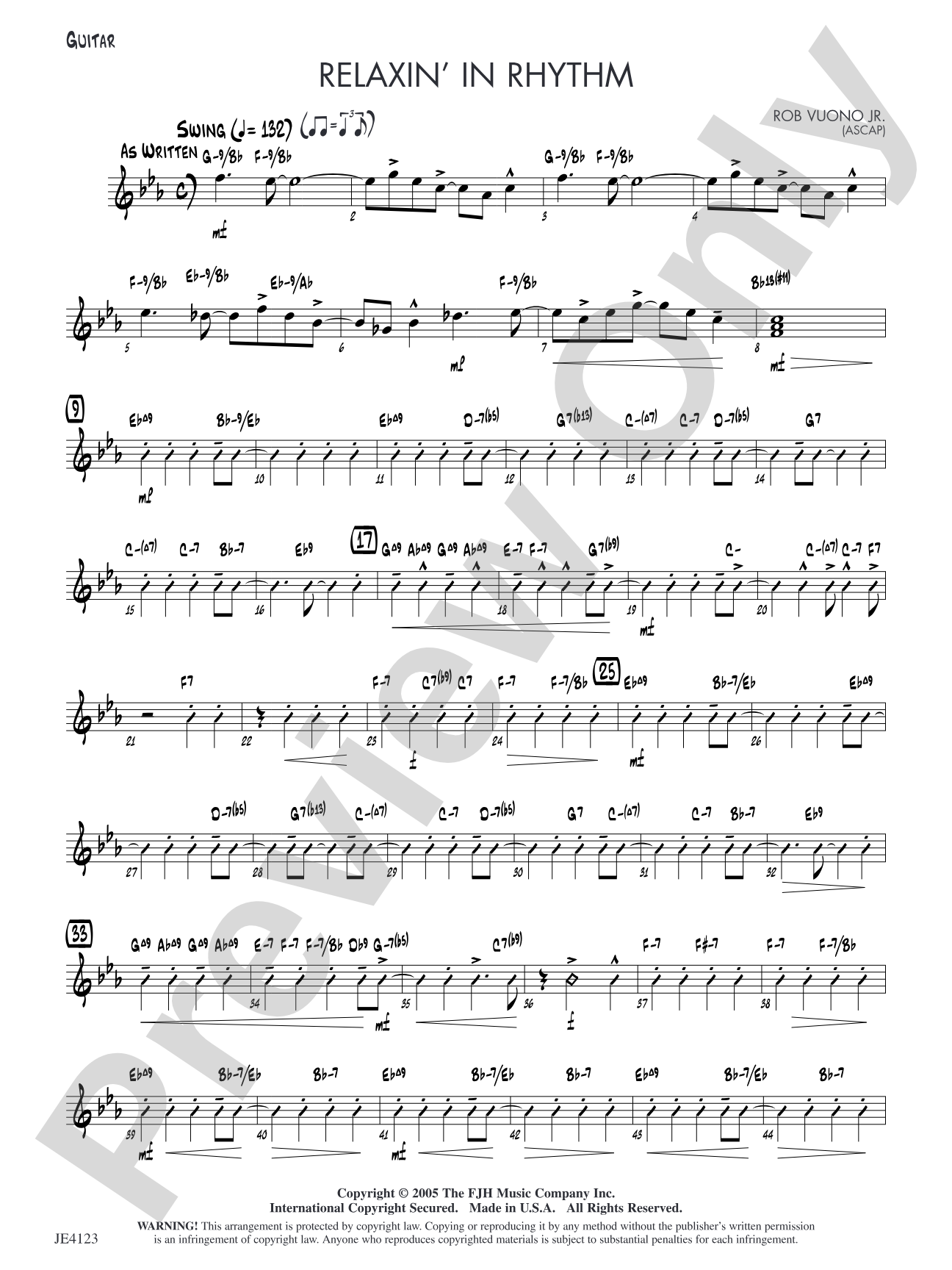 Relaxin' in Rhythm: Guitar