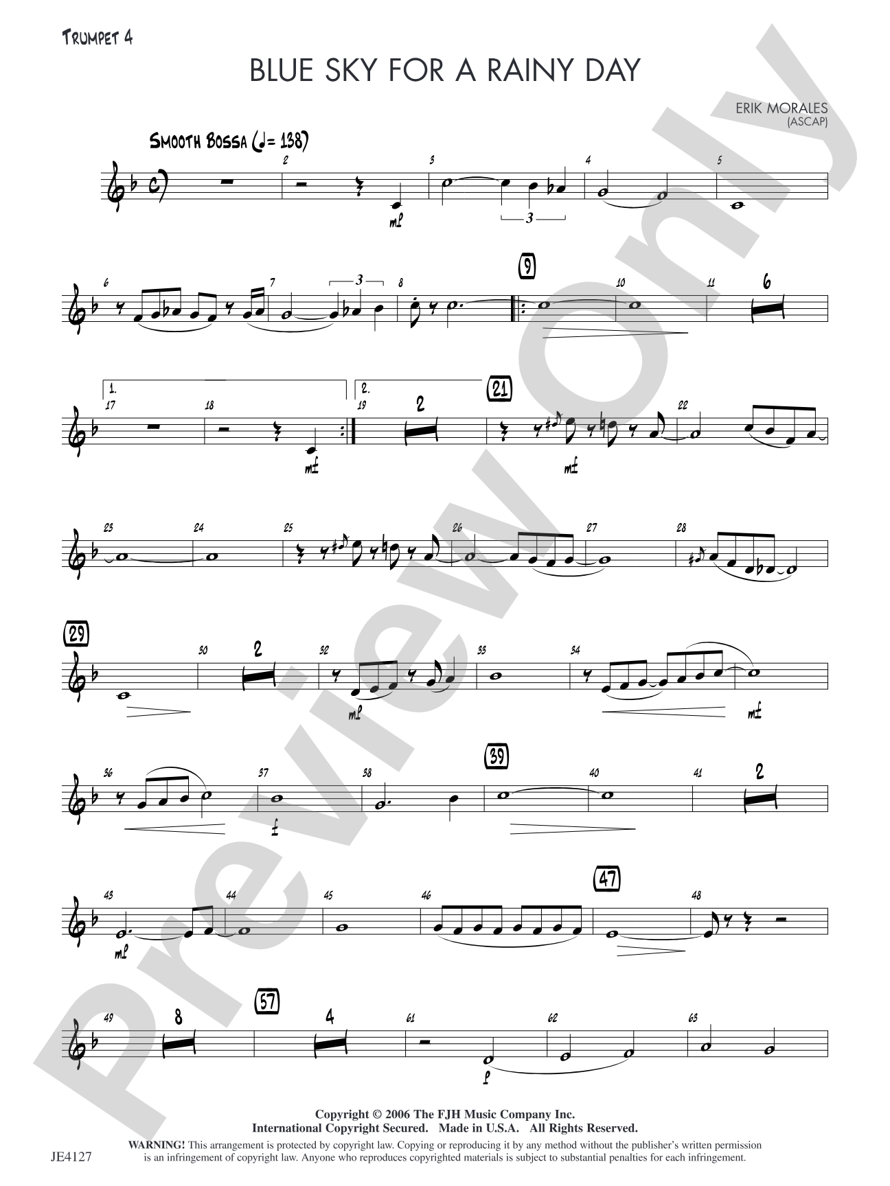 Blue Sky for a Rainy Day: Trumpet 4