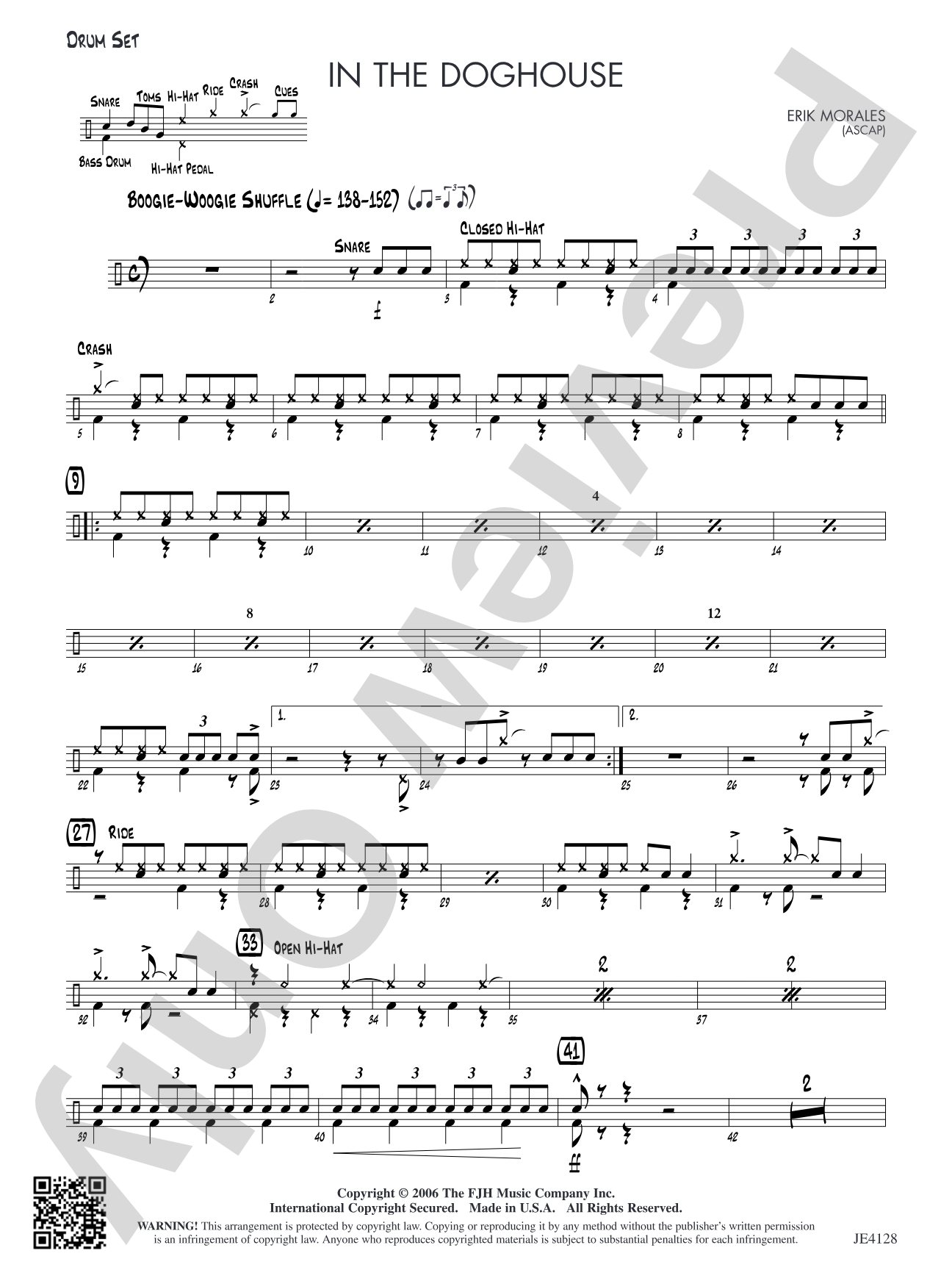 In the Doghouse: Drum Set