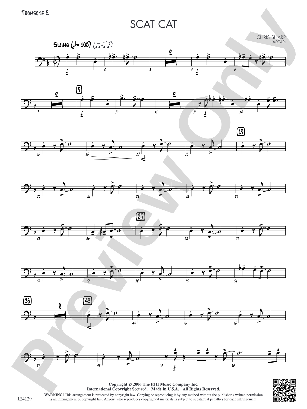 Scat Cat: Trombone 2