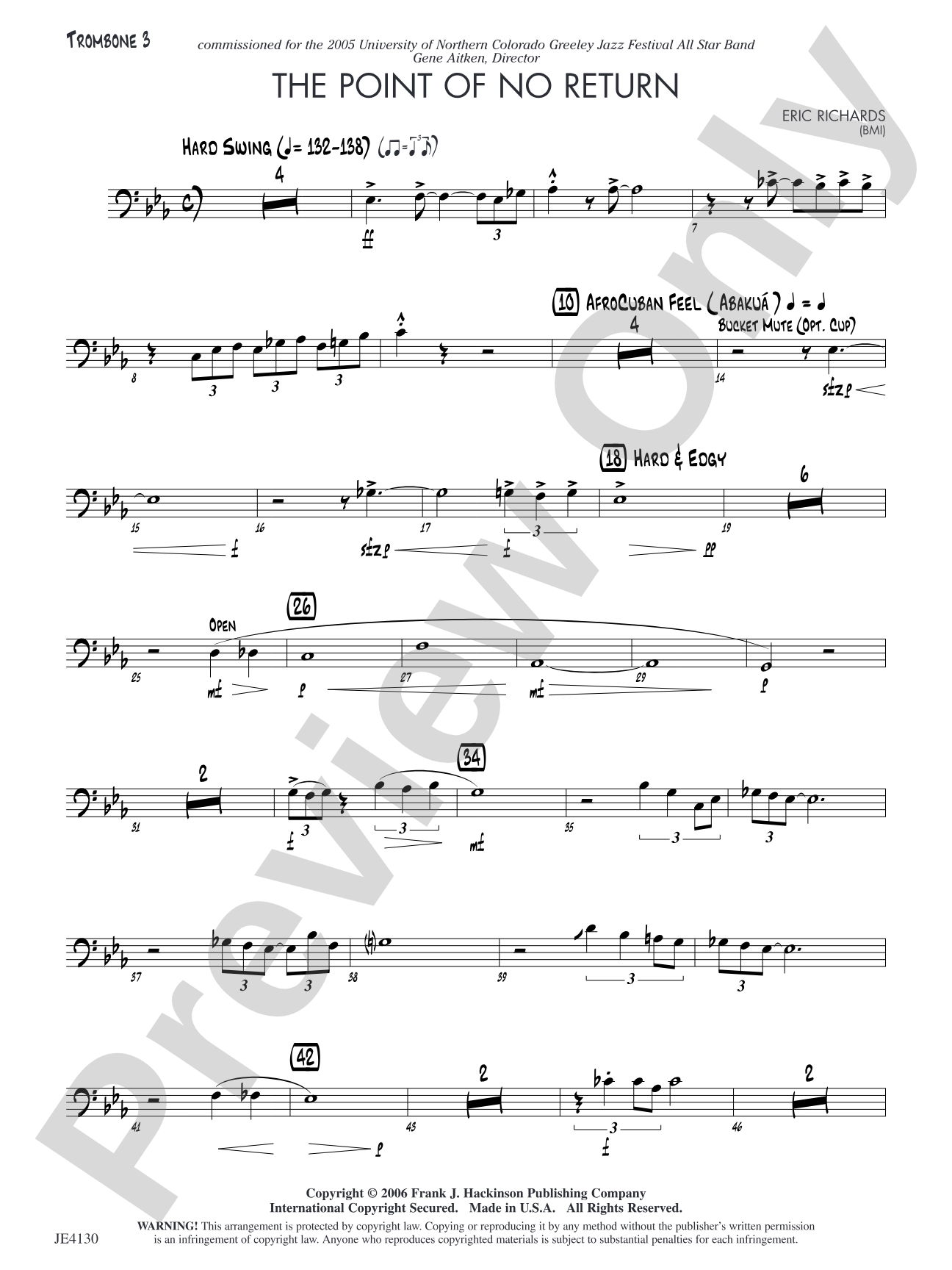 The Point of No Return: Trombone 3