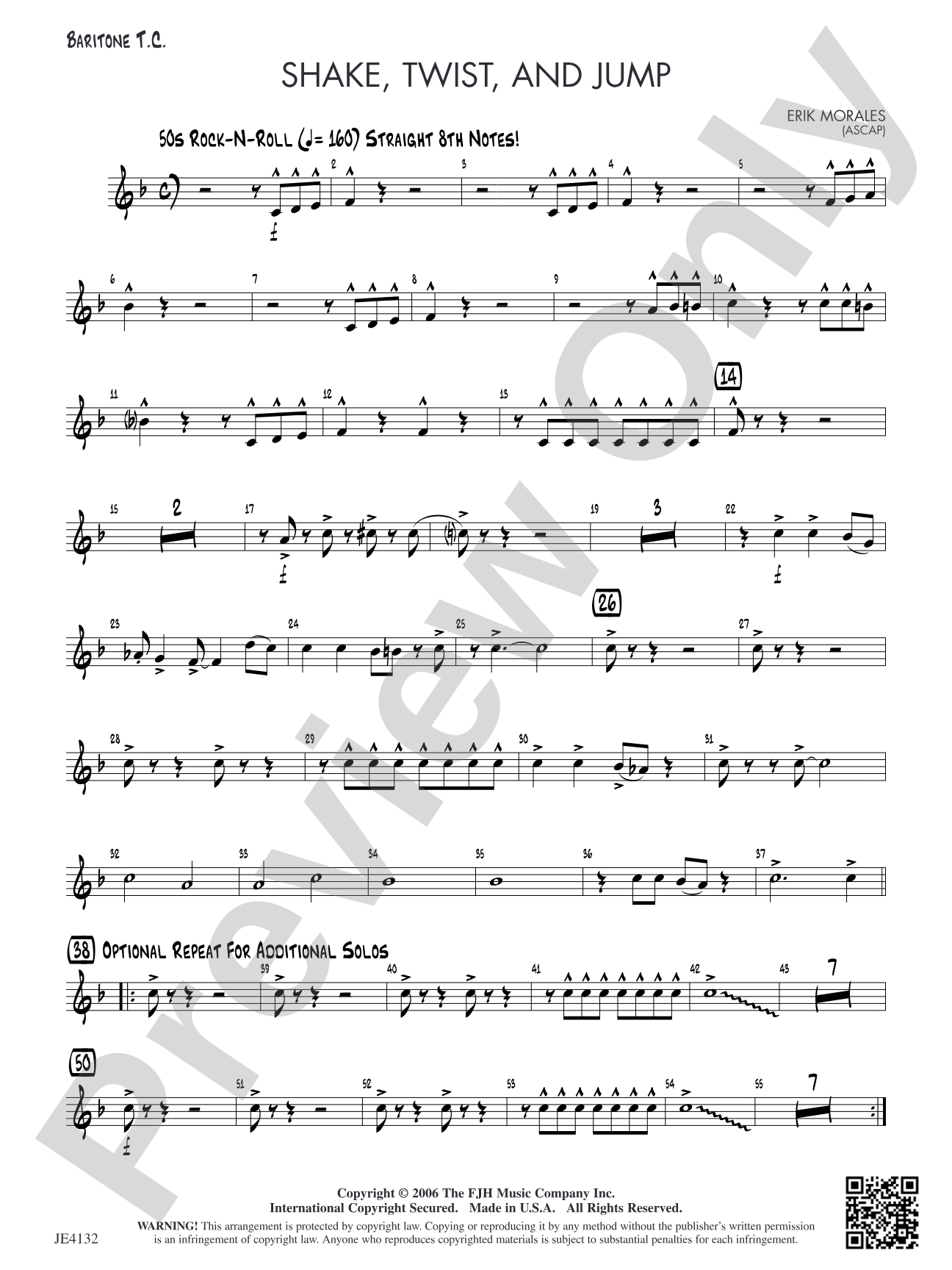 Shake, Twist, and Jump: Baritone T.C.