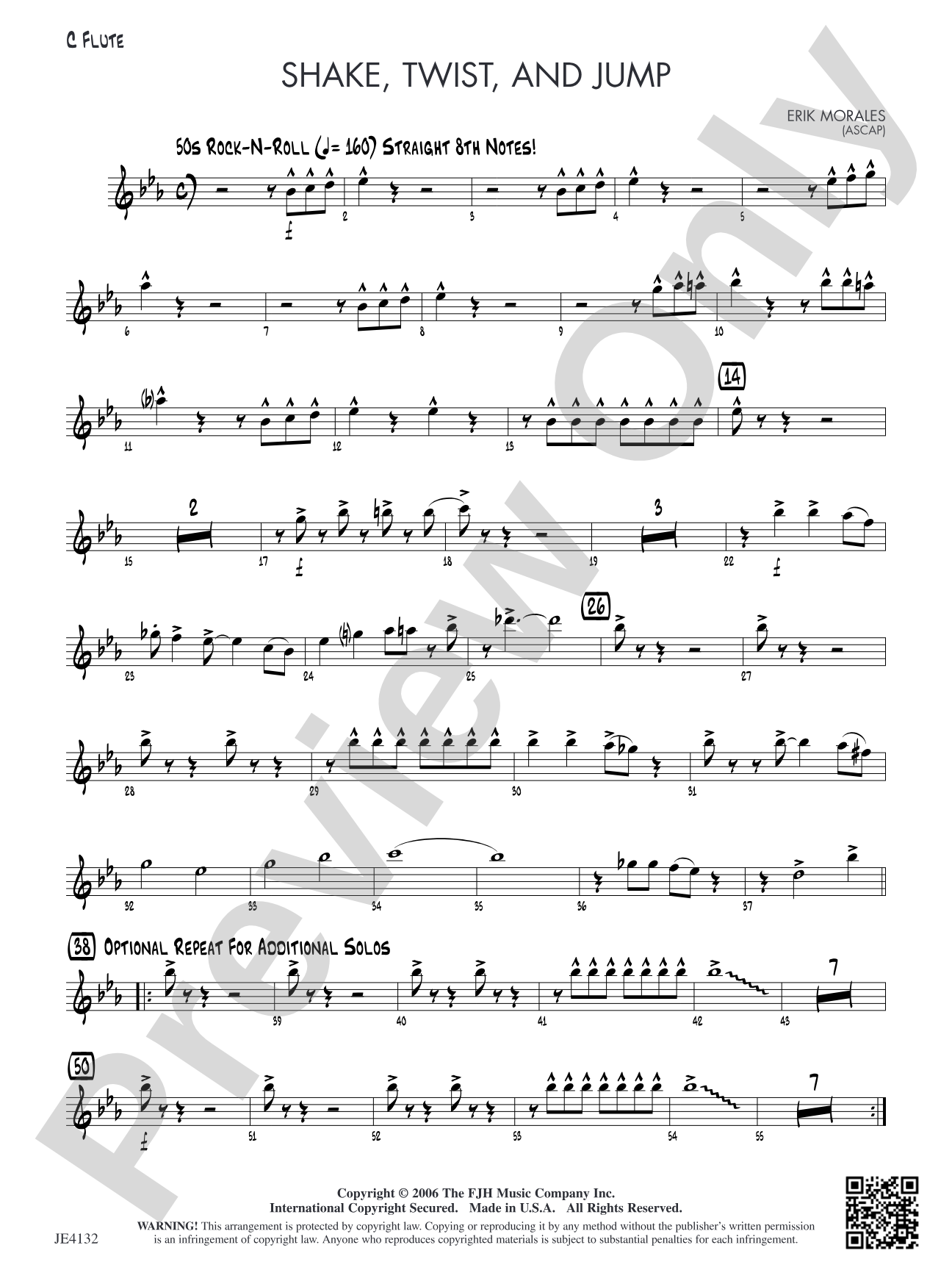 Shake, Twist, and Jump: C Flute