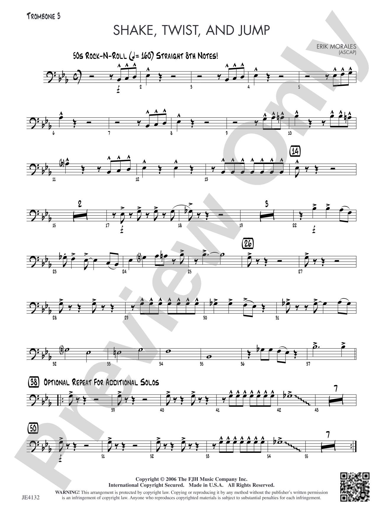 Shake, Twist, and Jump: Opt. Trombone 3