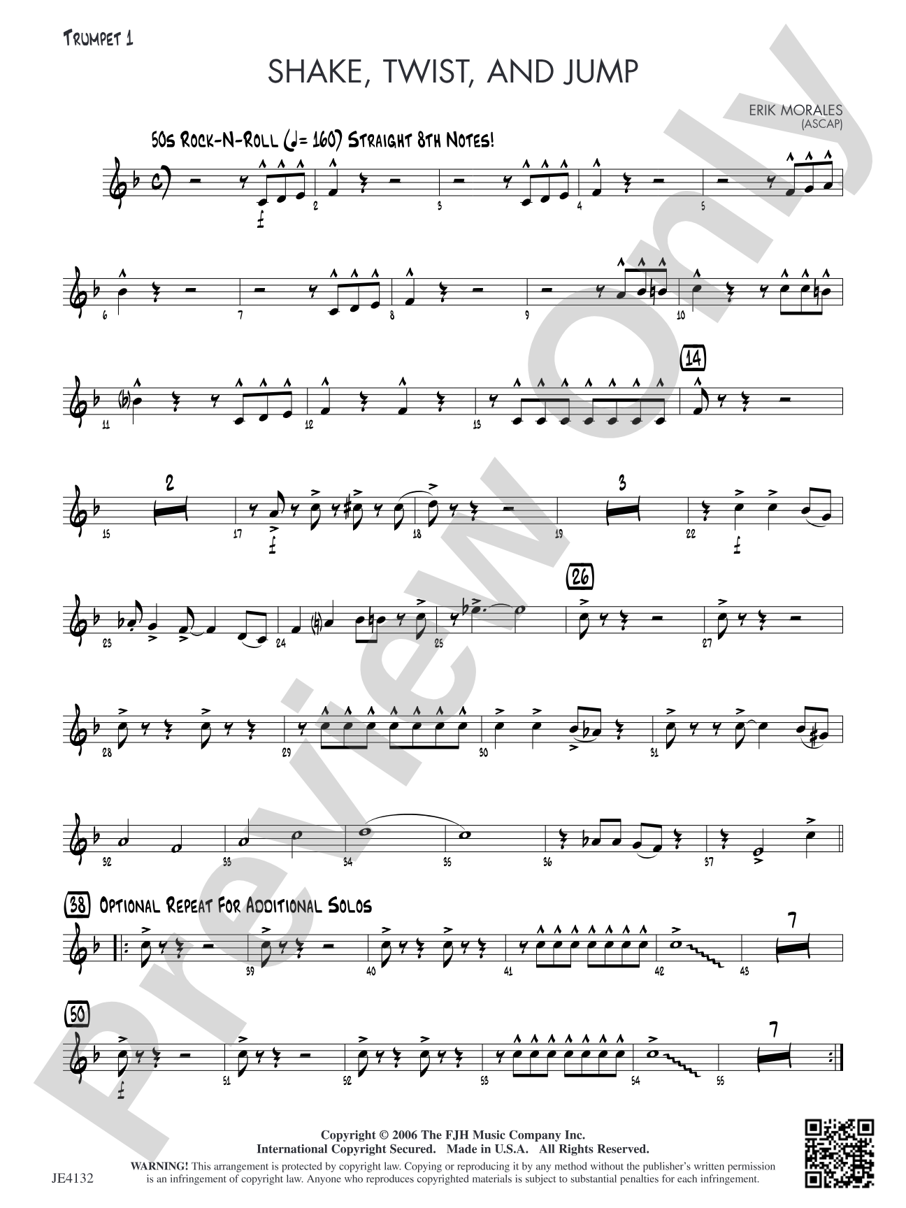 Shake, Twist, and Jump: Trumpet 1