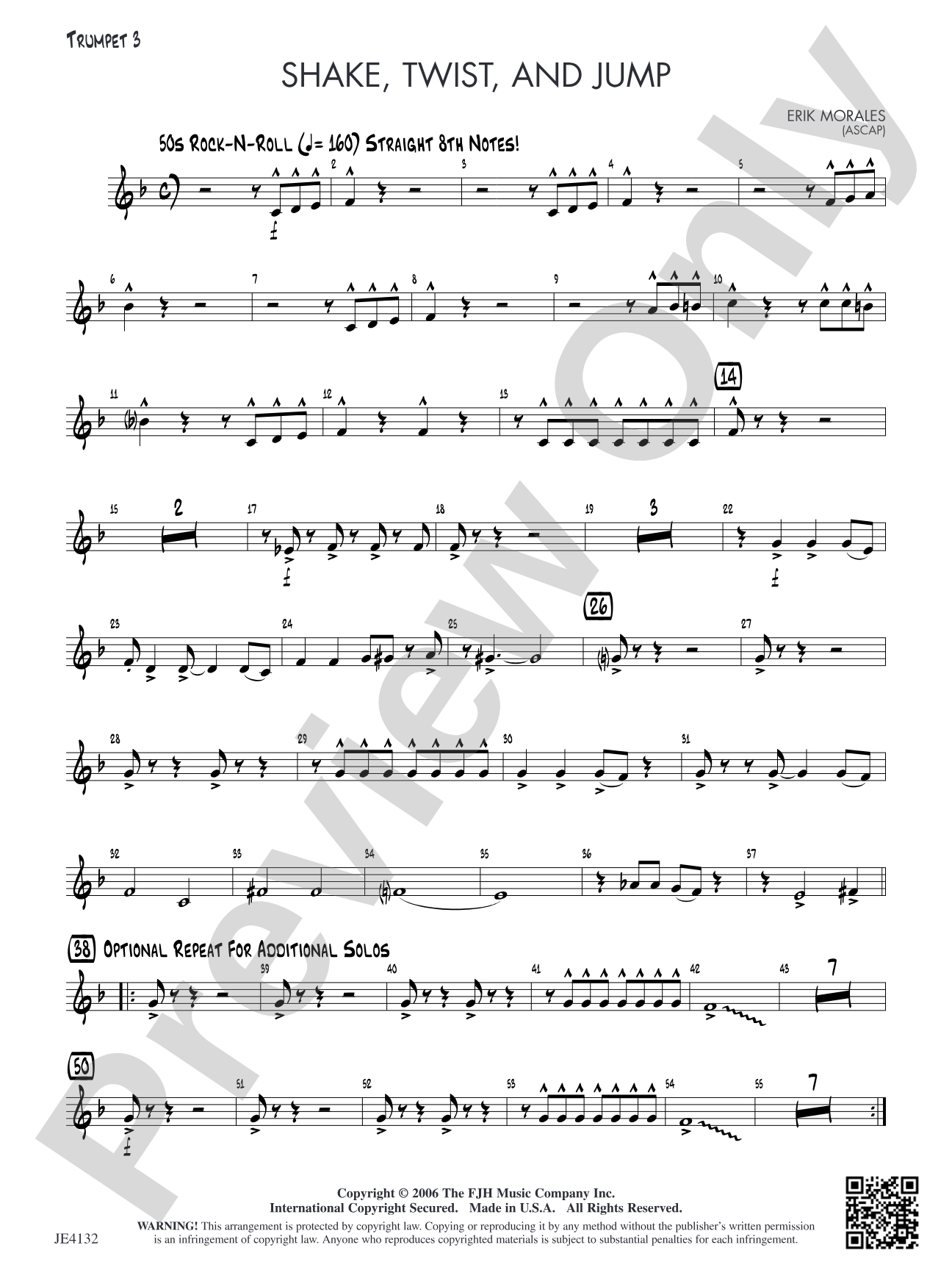 Shake, Twist, and Jump: Trumpet 3