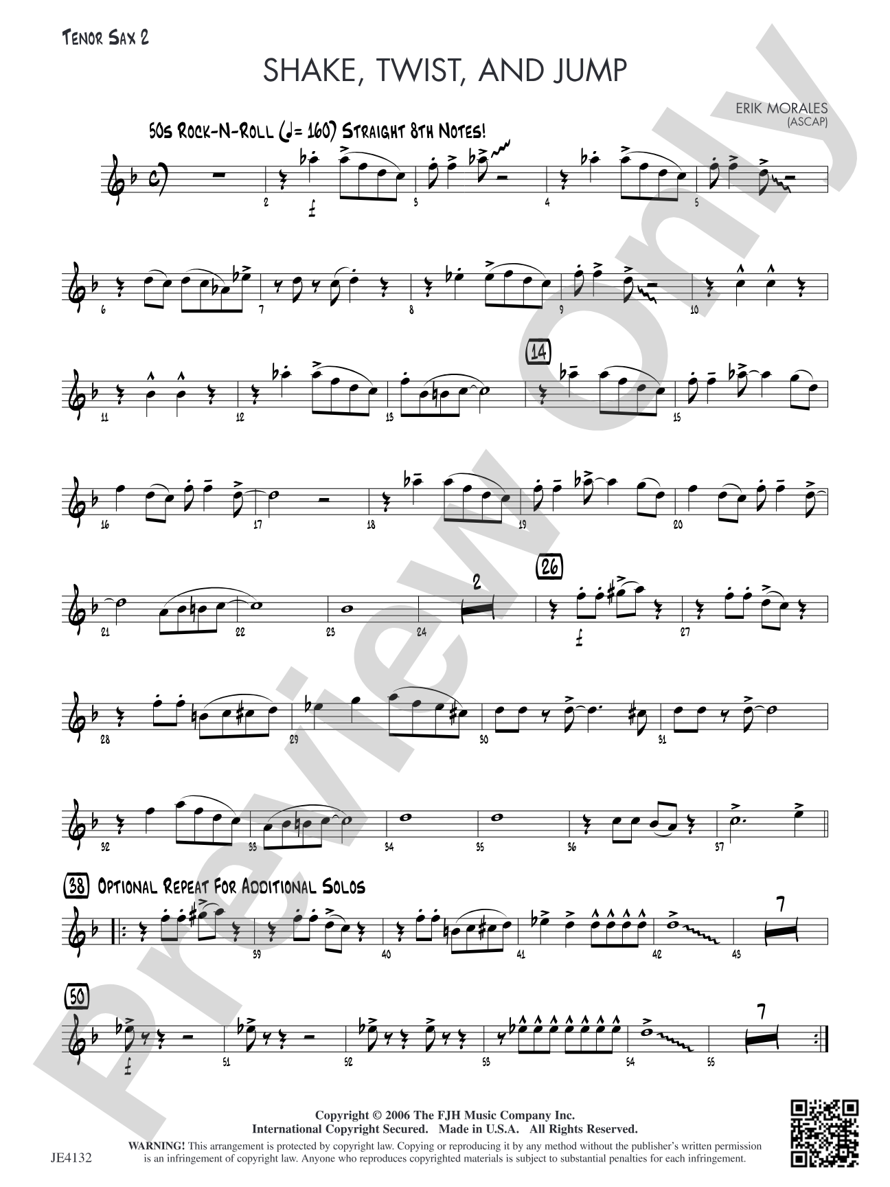 Shake, Twist, and Jump: Tenor Sax 2