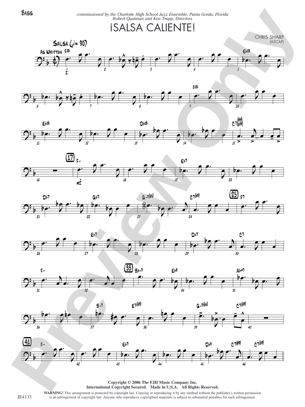 Salsa Caliente!: Bass