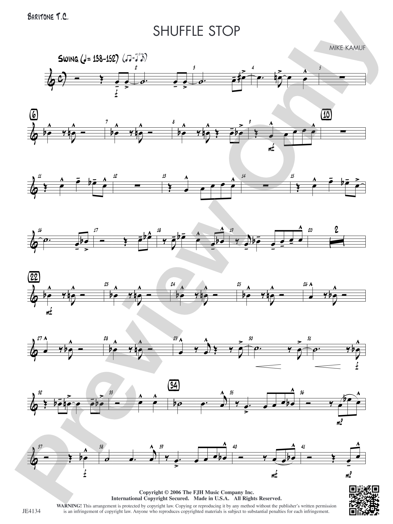 Shuffle Stop: Alternate Baritone T.C.