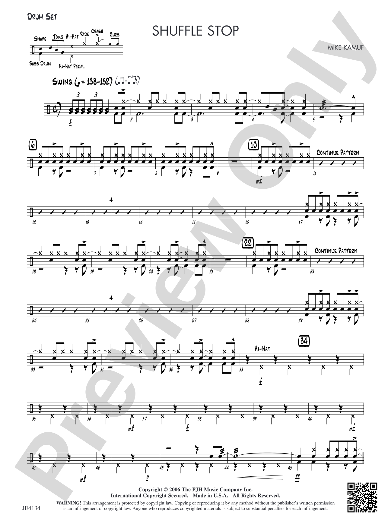 Shuffle Stop: Drum Set