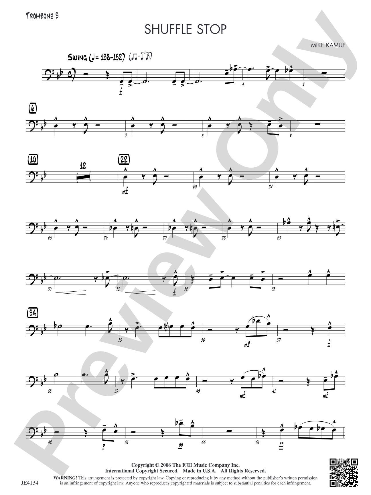 Shuffle Stop: Opt. Trombone 3