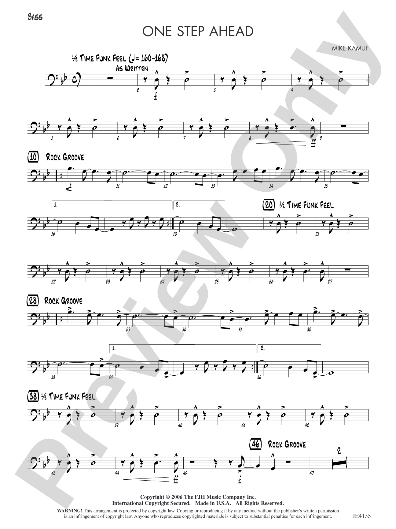 One Step Ahead: Bass
