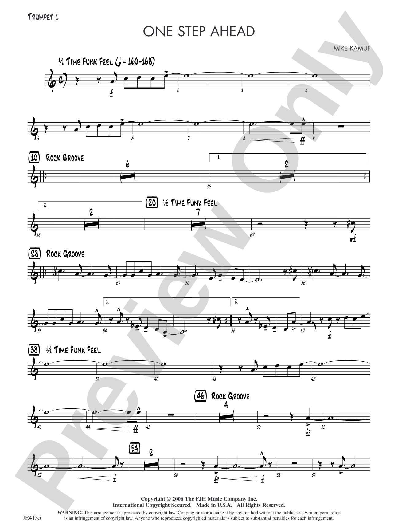 One Step Ahead: Trumpet 1
