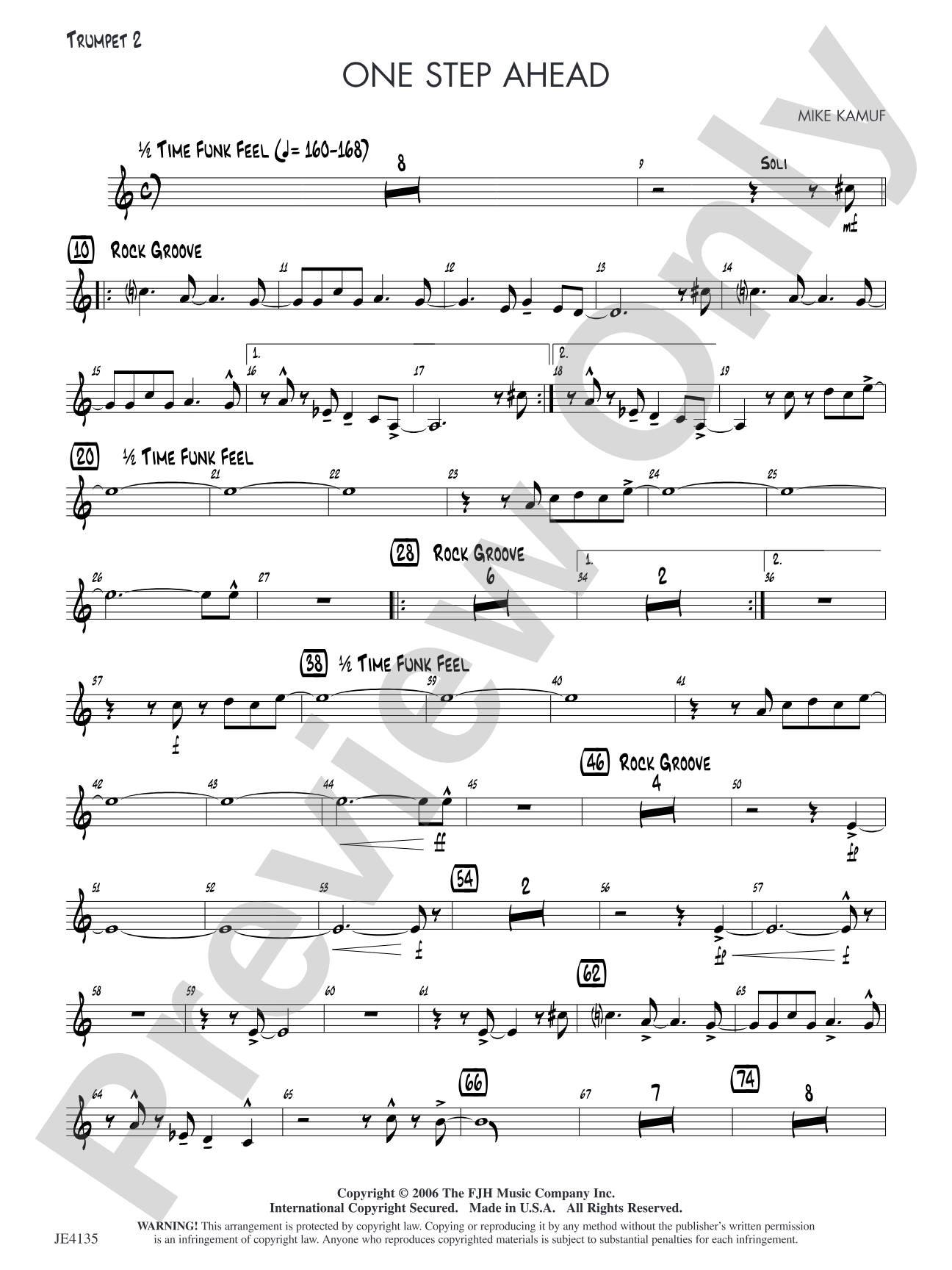 One Step Ahead: Trumpet 2