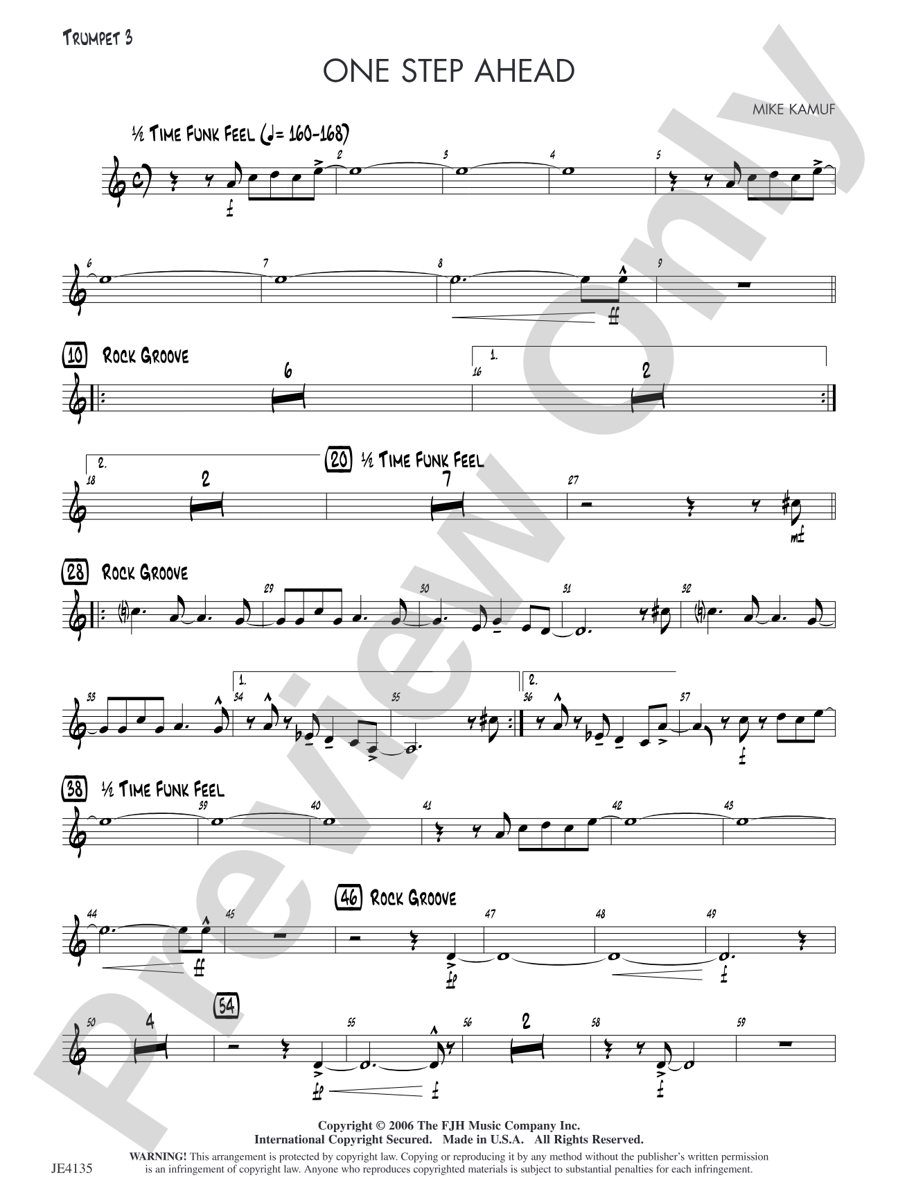 One Step Ahead: Trumpet 3