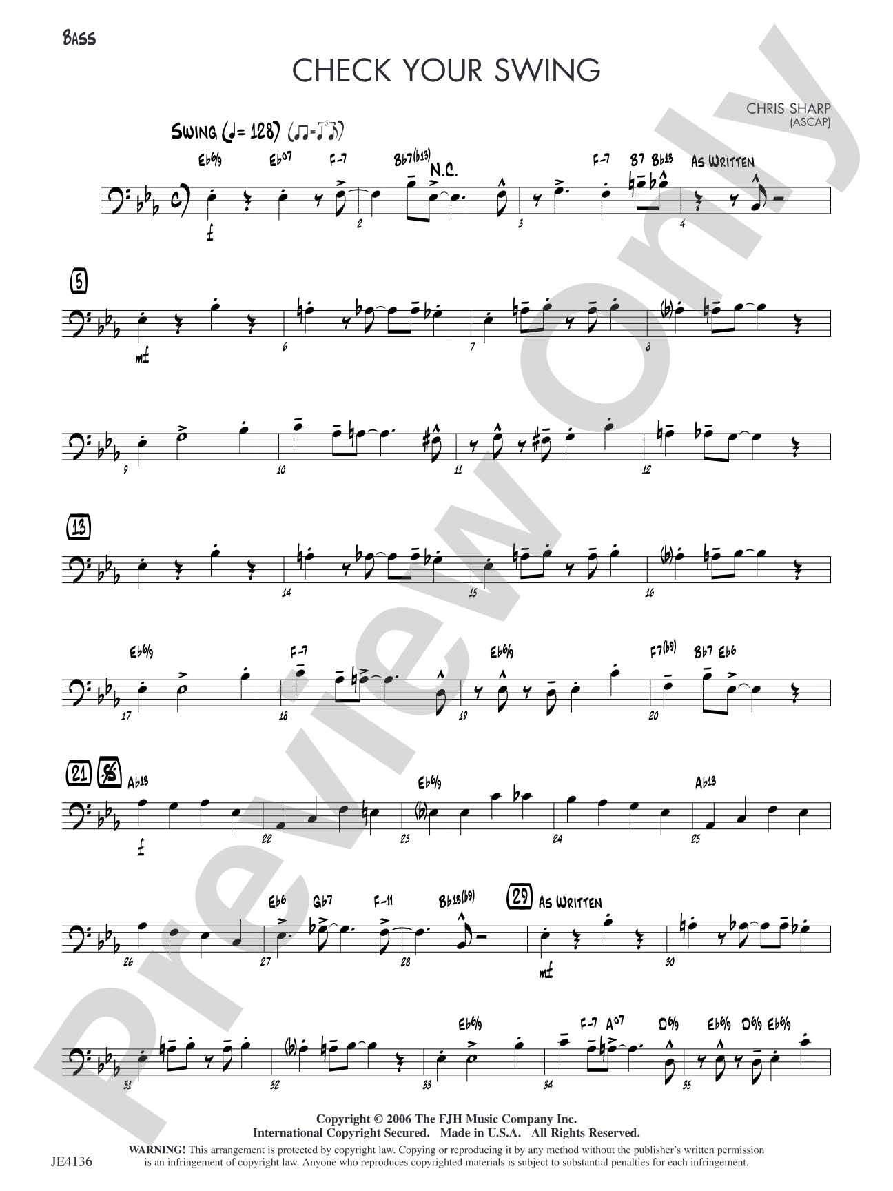 Check Your Swing: Bass