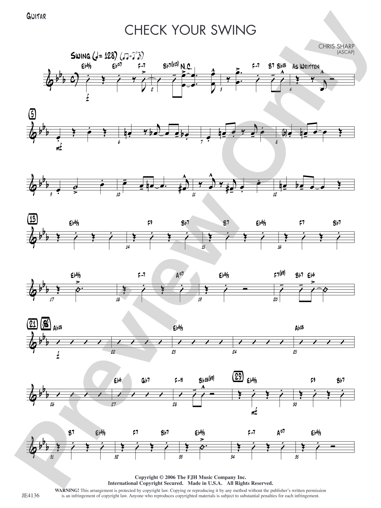 Check Your Swing: Guitar